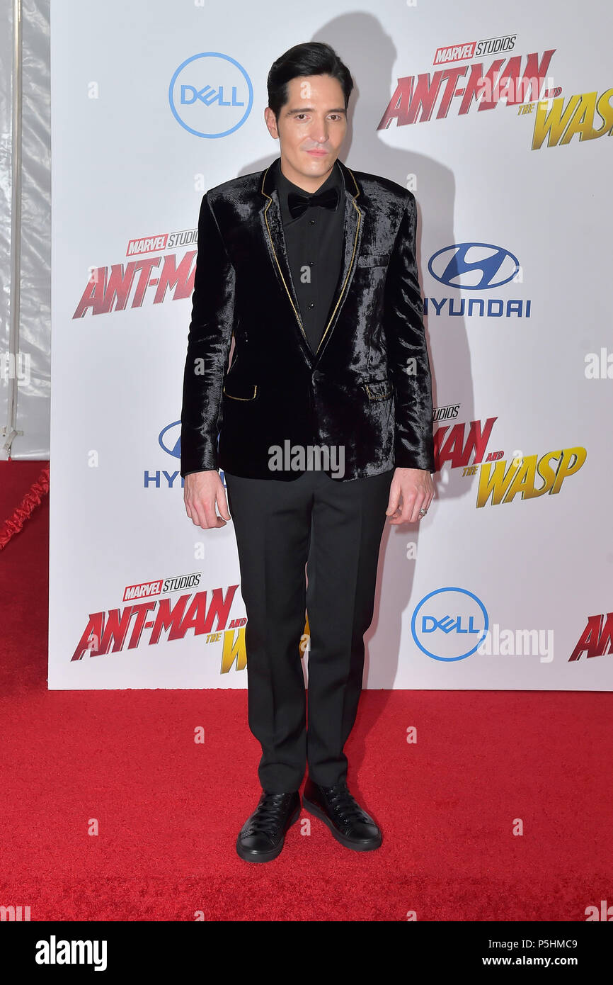 David Dastmalchian frequentando il 'Ant-Man e Wasp' premiere mondiale a El Capitan theater su Giugno 25, 2018 a Los Angeles, California. Foto Stock