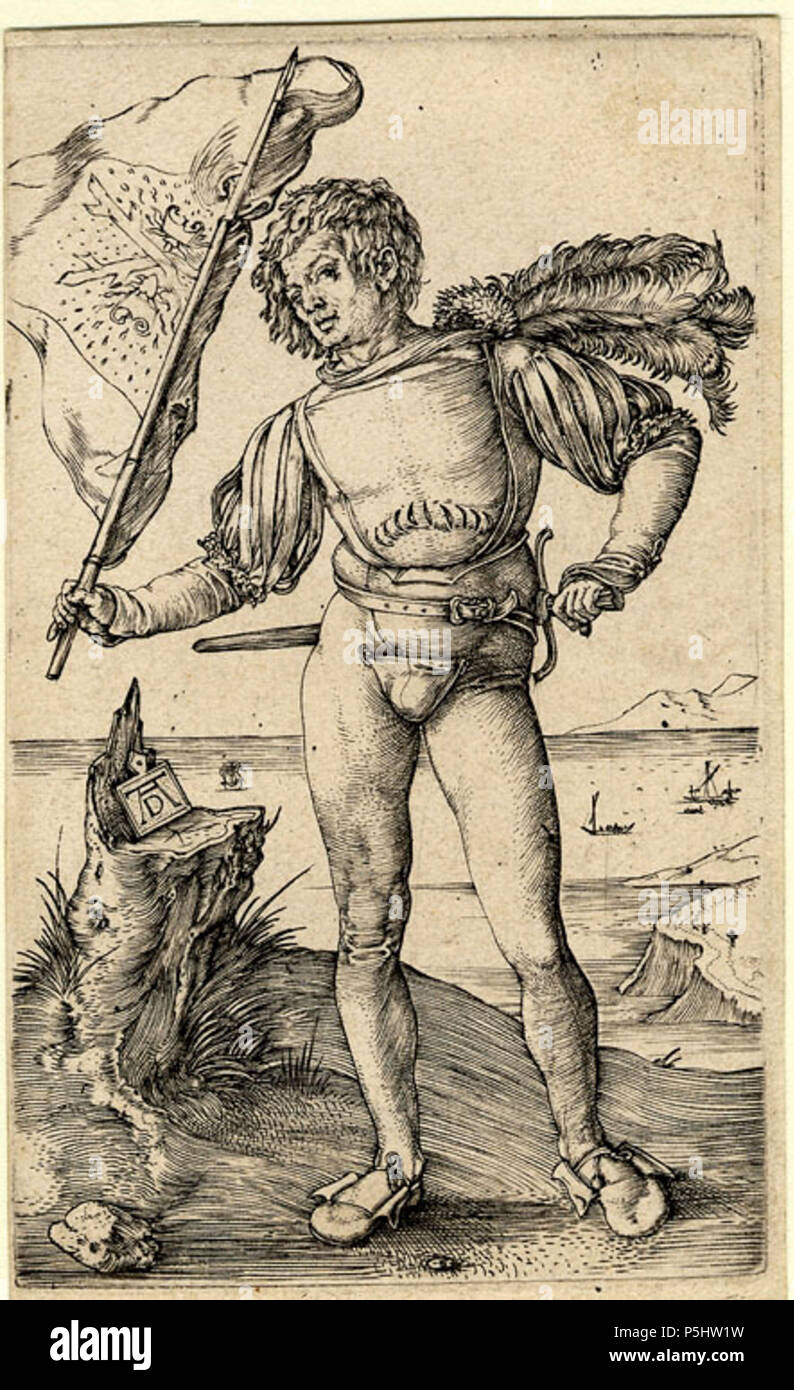 N/A. Inglese: un alfiere . 1503. Durer 38 36 un Alfiere Foto Stock