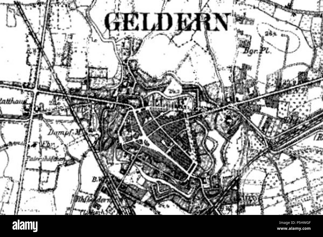 39 432 Neuaufnahme Burgmühle Geldern Foto Stock