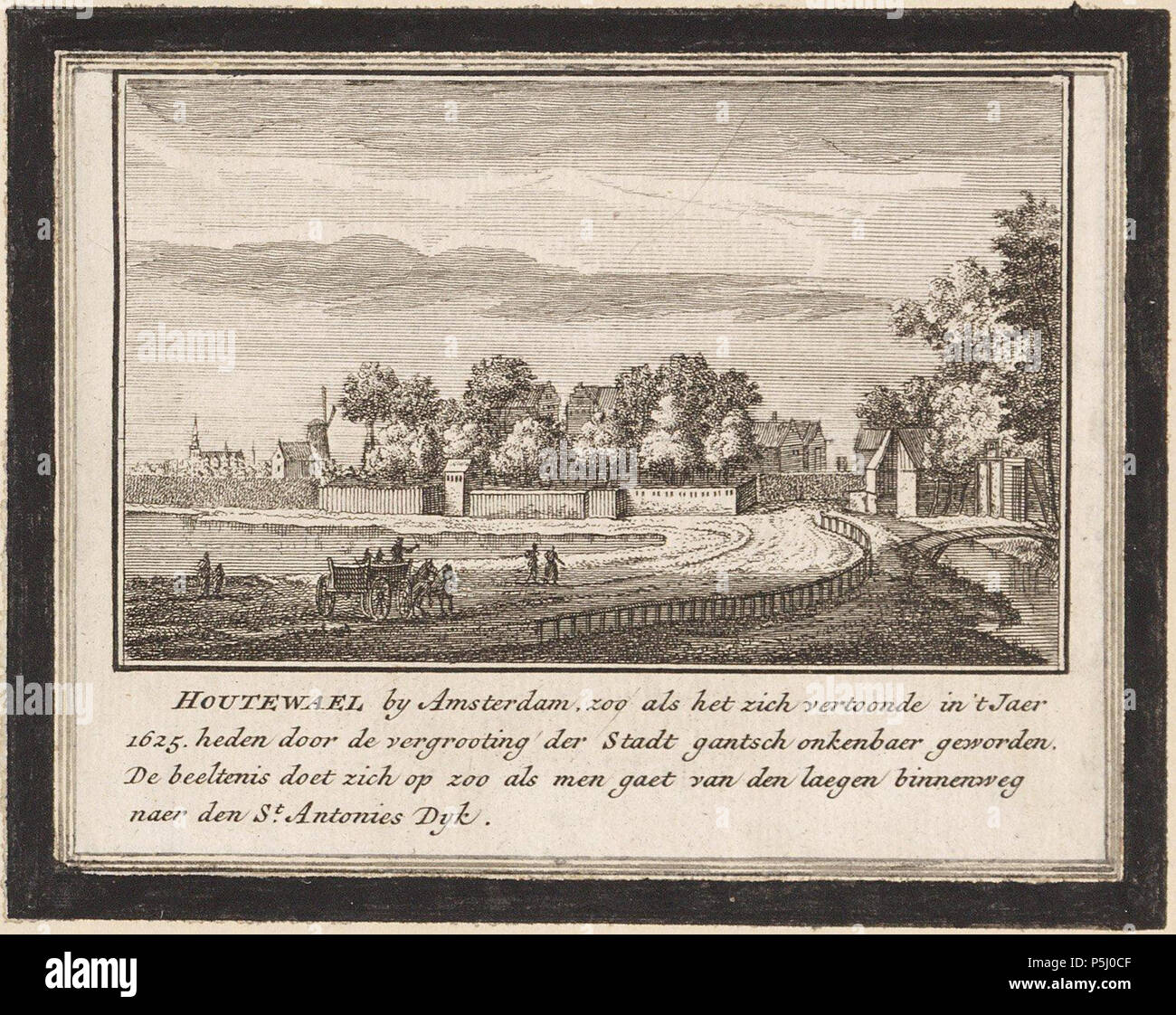 N/A. Nederlands: Beschrijving Houtewael da Amsterdam a0. 1625 Het dorpje Houtewael, gezien Vanaf de Oeterwalerweg in noordelijke richting, naar de situatie in 1625, porta vervaardigd A. Rademaker Documenttype prent Vervaardiger Rademaker, Abramo (1675-1735) Collectie Collectie Stadsarchief Amsterdam: album Datering 1725 Geografische naam Houtewael Inventarissen http://archief.amsterdam/archief/10054 Afbeeldingsbestand B00000023831 . 1725. Rademaker, Abramo (1675-1735) 55 Abramo Rademaker, AFB B00000023831 Foto Stock