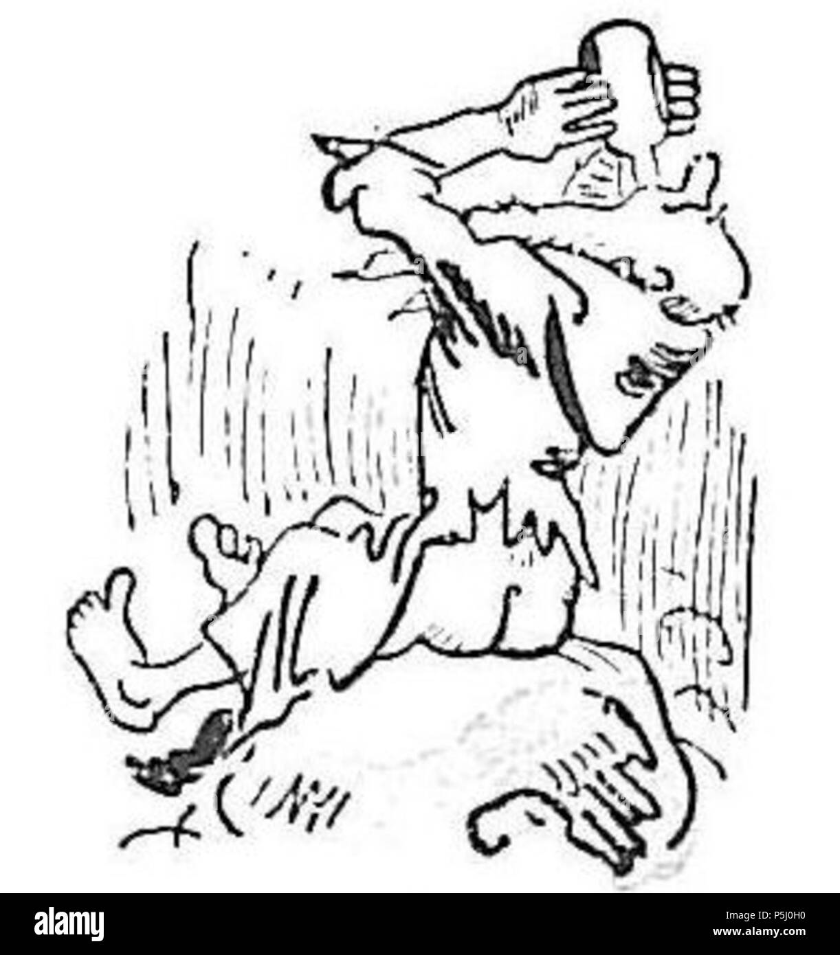 N/A. Inglese: disegno di Wilhelm Busch . Xix secolo. Wilhelm Busch (1832-1908) Descrizione disegnatore tedesco, pittore e poeta Data di nascita e morte 15 Aprile 1832 9 gennaio 1908 Luogo di nascita e morte Wiedensahl Mechtshausen sede di lavoro Monaco di Baviera, Francoforte, Wiedensahl competente controllo : Q109540 VIAF:22139423 ISNI:0000 0001 0877 704X ULAN:500026717 LCCN:N79133995 NLA:35024197 WorldCat 55 Abschreckendes Beispiel 09 Foto Stock