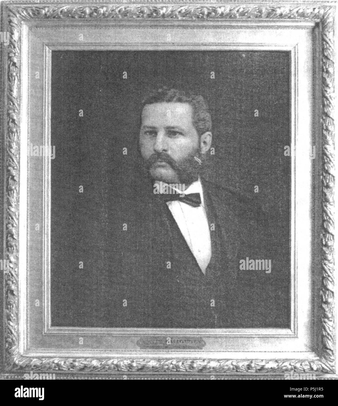 N/A. Deutsch: Adolph Hallgarten (1835 Mainz-1885 Wiesbaden), ältester Bruder Charles Hallgartens. Er war von 1872 bis 1883 Mitglied des Direktoriums und von 1876 bis 1879 Präsident des Monte Sinai ospedali. Er ist der jüngste Präsident, den dieses bedeutende jüdische Krankenhaus je hatte. In seinem Nachruf wird er gerühmt:"Er gewann Ansehen als ein wohltätiger Mann und seine spenden flossen zahlreich ung grosszügig', insbesodere dem Institue ebraico di sordomuti widmet er besondere Aufmerksamkeit. tra circa 1872 e circa 1879. 62 sconosciuto Adolph Hallgarten (1835 Mainz-1885 Wiesbaden) , ae Foto Stock