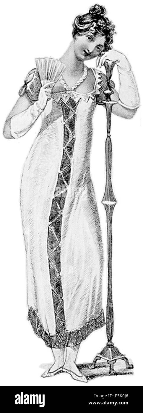 27 1810-ball-dress-Ackermanns Foto Stock