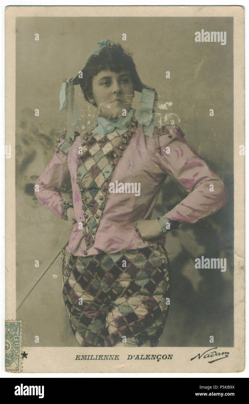 80 ALENÇON Emilienne d' Étoile. 758-64. Foto di Nadar Foto Stock