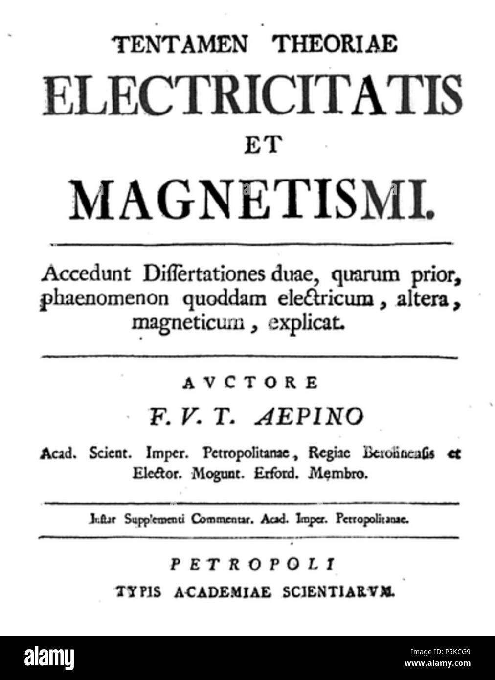 64 Aepinus Foto Stock