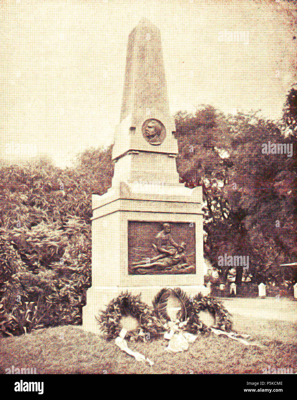 N/A. Inglese: Monumento Gunther von Bultzingslowen . 1891. nvt 64 Afbeeldingmonument-gunther Foto Stock