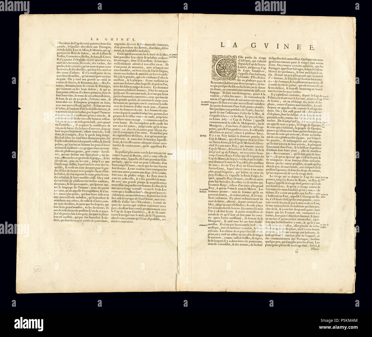 65 West Africa 1654, Jan Janssonius (4268580-Tergo) Foto Stock