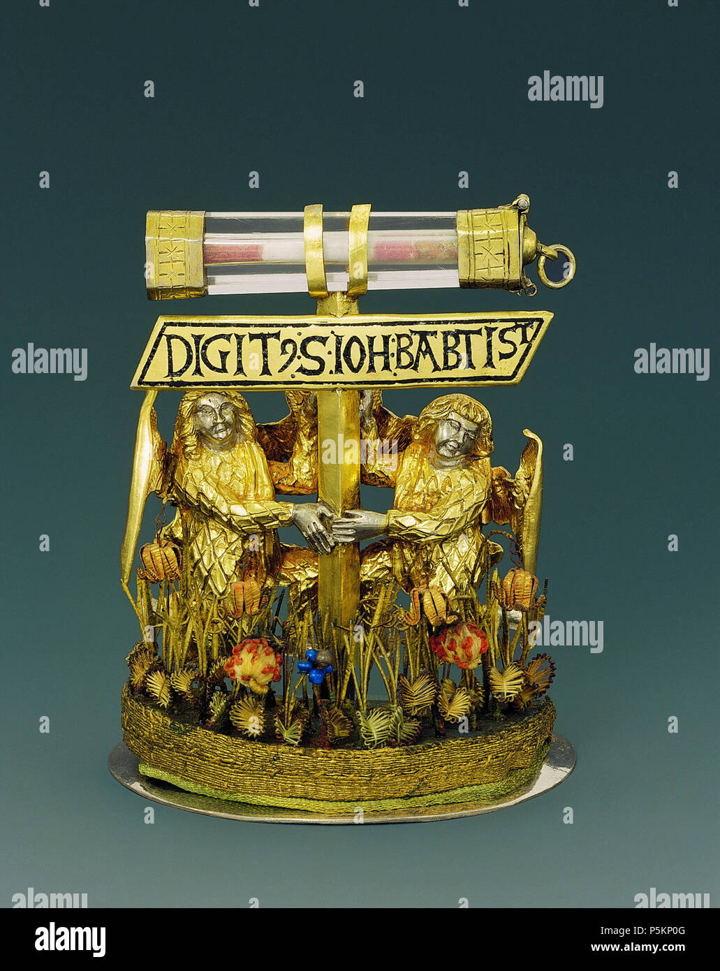 Errore LangSwitch: nessun valore predefinito . Errore LangSwitch: nessun valore predefinito . Xv secolo. N/A 174 Basilea Munster tesoro crystall reliquiario 1878-41 HMB c4191 Foto Stock