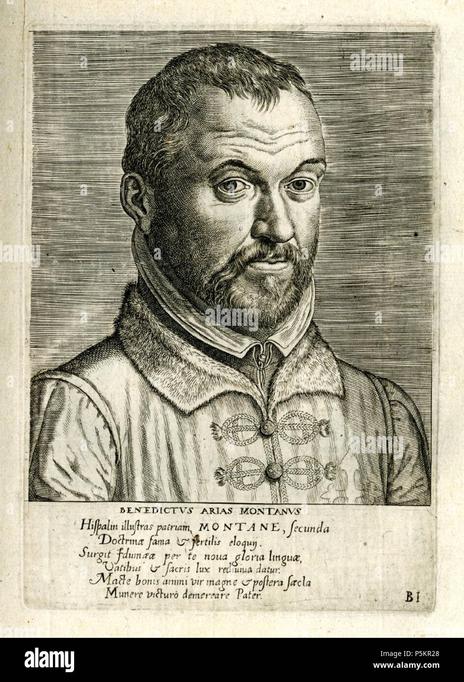 N/A. Español: Arias Montano, doctorum virorum . 1572. Philip Galle y Pieter Pourbus 122 Arias montano-galle Foto Stock