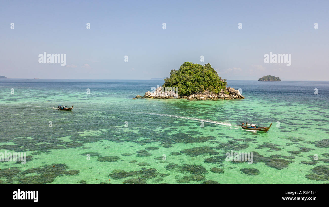 Isola Siargao Drone Foto Stock