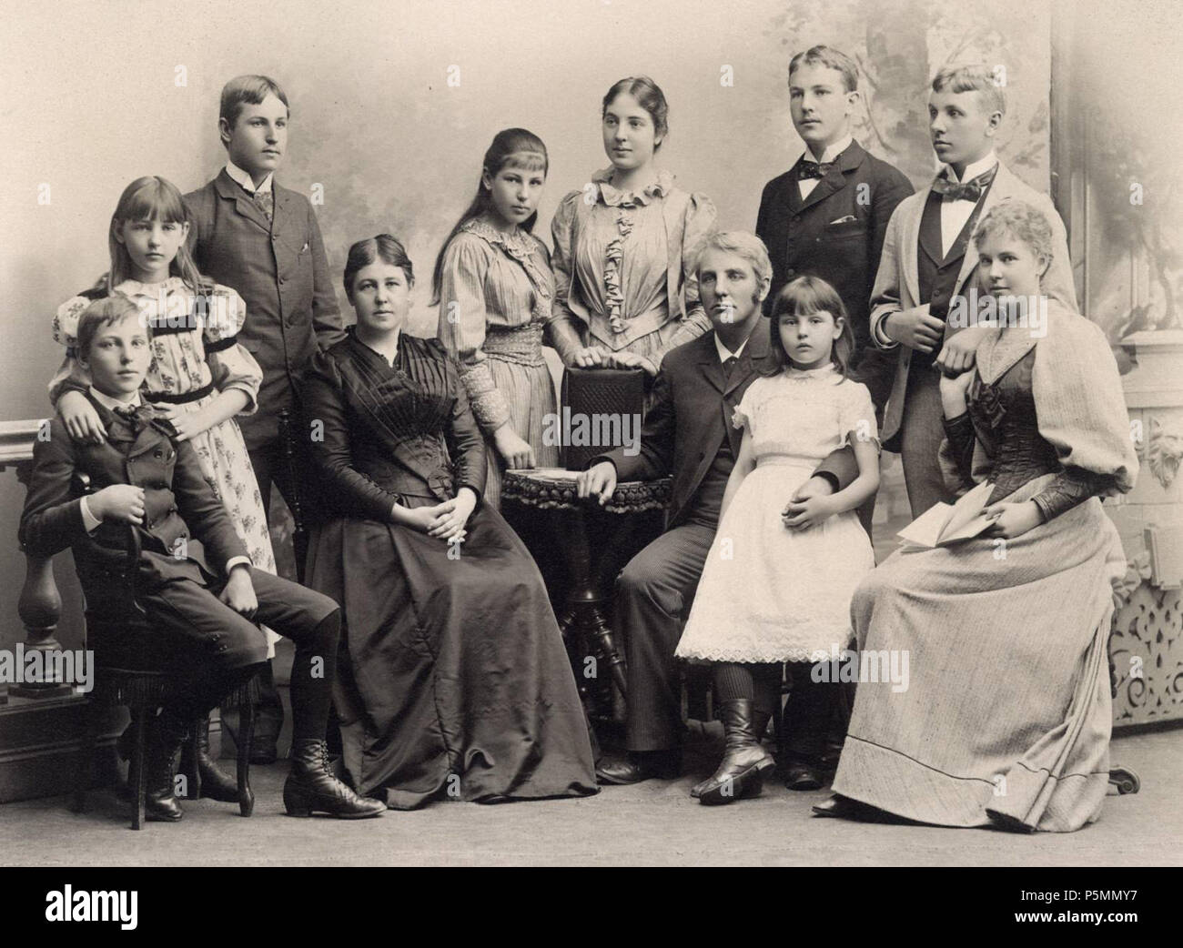 N/A. Inglese: da un archivio di famiglia. . Sconosciuto 148 Atwater famiglia1 Foto Stock