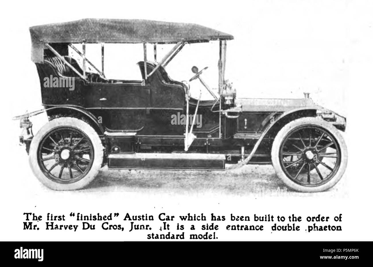 N/A. Inglese: motore Austin Co prima vettura finita (ad Harvey du Cros) . Il 30 giugno 1906. Sconosciuto 153 motore Austin Co prima vettura finita Foto Stock