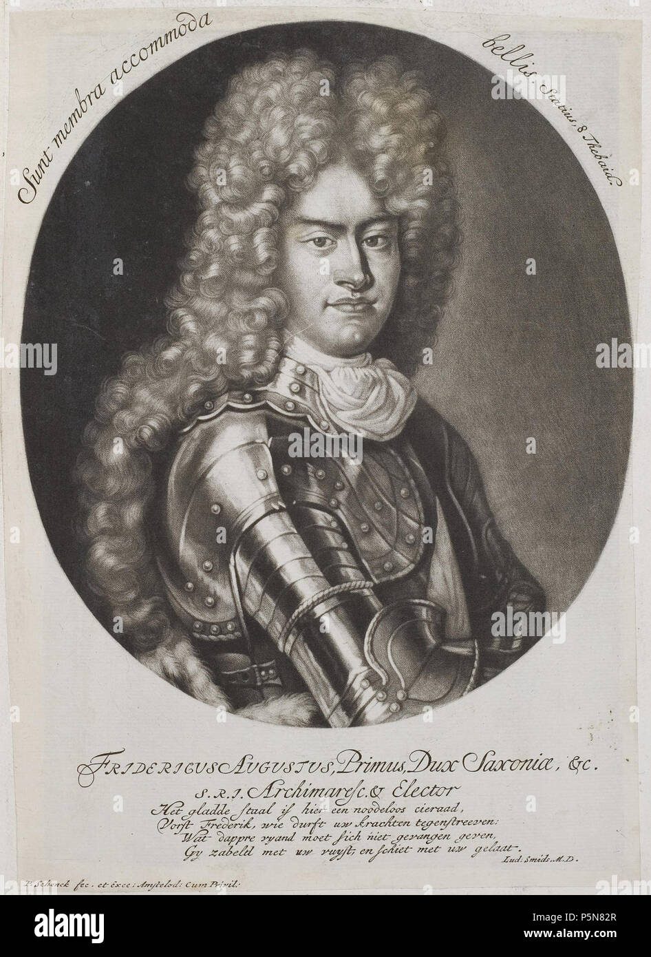 N/A. Grafik aus dem Klebeband Nr. 2 der Fürstlich Waldeckschen Hofbibliothek Arolsen Motiv: August der Starke . Tra il XVII e il XVIII secolo. Peter Schenk il Vecchio (1660-1718) nomi alternativi Petrus Schenck (MI), Pieter Schenck (MI), Petrus Schenk (I) Descrizione incisore olandese e publisher e Data di nascita e morte 26 dicembre 1660 (battezzato) 1711 Luogo di nascita e morte Elberfeld Leipzig opera posizione Amsterdam, Rotterdam competente controllo : Q78163 VIAF:87245200 ISNI:0000 0001 1682 407X ULAN:500008827 LCCN:N96109832 NLA:36409973 WorldCat 132 Arolsen Klebeband 02 065 Foto Stock