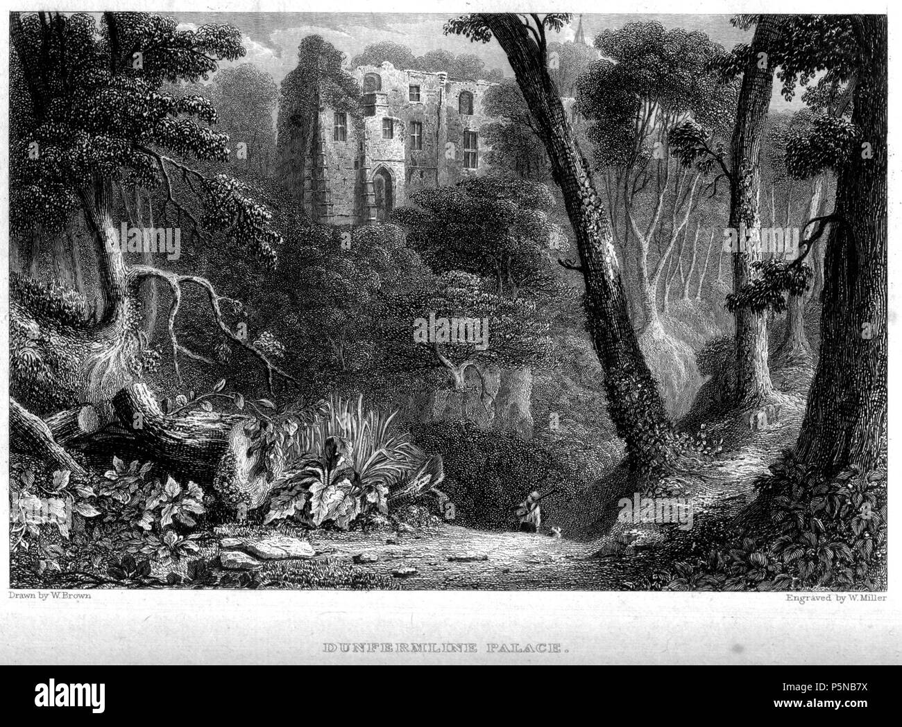 N/A. Dunfermline Palace, incisione da William Miller dopo W Brown, pubblicato nel selezionare viste dei Palazzi Reali di Scozia, dai disegni del William Brown, Glasgow; con le descrizioni illustrative della loro situazione locale, aspetto attuale, ed antichità. John Jamieson. Cadell & Co & Simpkin Marshall, Edimburgo e Londra 1830 . 1830. William Miller (1796-1882) nomi alternativi William Frederick I Miller; William Frederick, ho Miller Descrizione incisore scozzese Data di nascita e morte 28 Maggio 1796 20 gennaio 1882 Luogo di nascita e morte Edimburgo Sheffield competente controllo : Q25 Foto Stock N/A. Dunfermline Palace, incisione da William Miller dopo W Brown, pubblicato nel selezionare viste dei Palazzi Reali di Scozia, dai disegni del William Brown, Glasgow; con le descrizioni illustrative della loro situazione locale, aspetto attuale, ed antichità. John Jamieson. Cadell & Co & Simpkin Marshall, Edimburgo e Londra 1830 . 1830. William Miller (1796-1882) nomi alternativi William Frederick I Miller; William Frederick, ho Miller Descrizione incisore scozzese Data di nascita e morte 28 Maggio 1796 20 gennaio 1882 Luogo di nascita e morte Edimburgo Sheffield competente controllo : Q25 Foto Stock