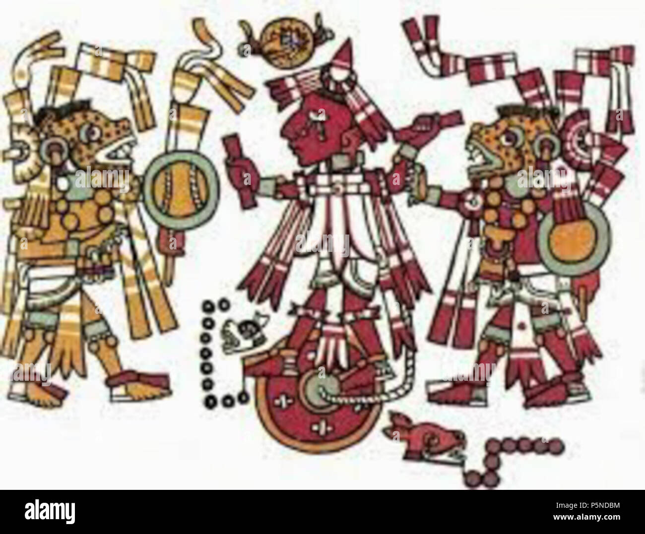 N/A. Inglese: Dipinti dalla cultura azteca . Data sconosciuta. Sconosciuto 157 cultura azteca 004 Foto Stock