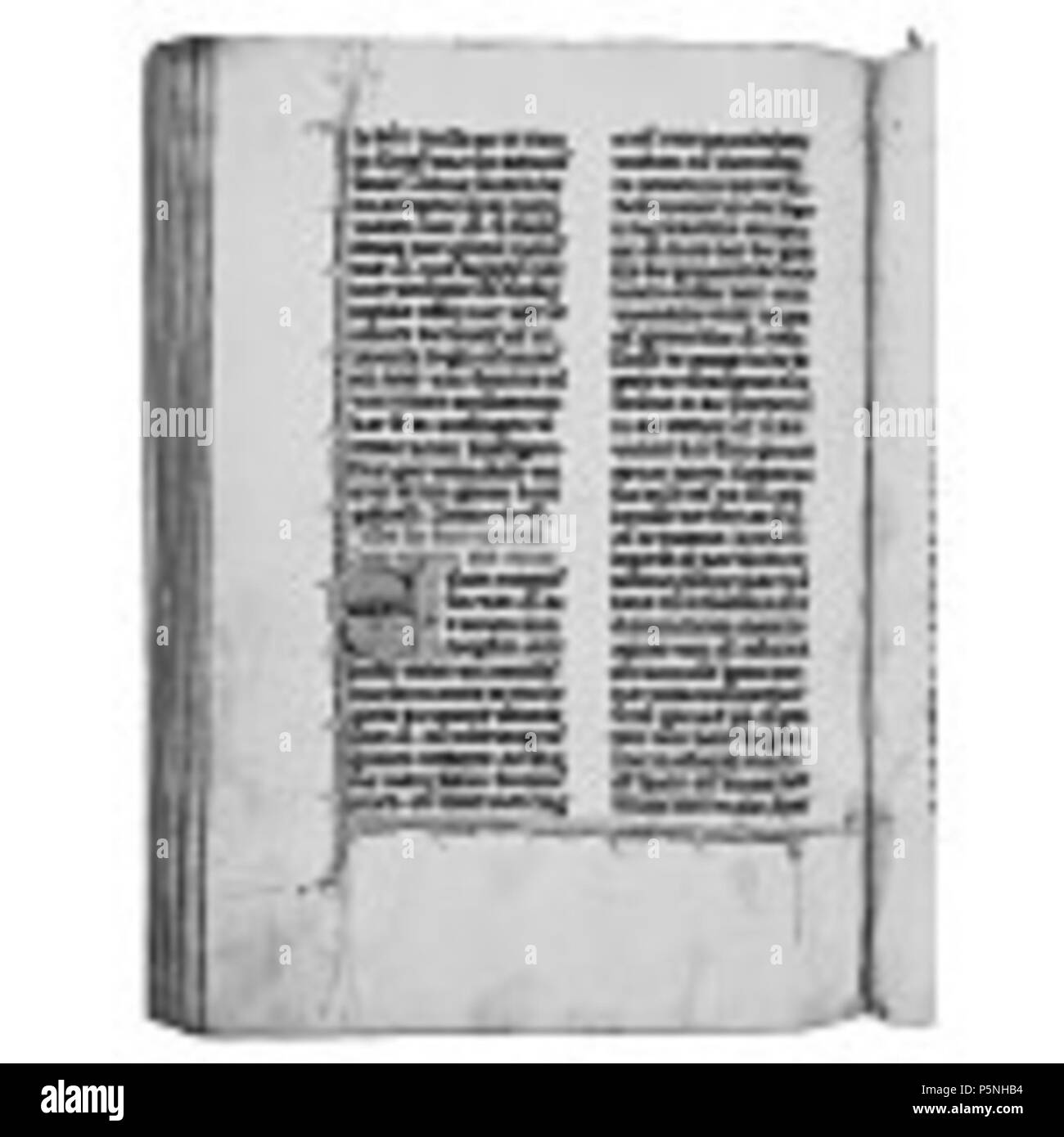 N/A. Nederlands: Het begin van 'Van sette manieren van minnen heileger' (Beatrijs van Nazaret) Den Haag, Koninklijke Bibliotheek: handschrift. 70 E 5, f. 190v . midden dertiende eeuw. Beatrijs van Nazaret 180 Beatrijsvannazarethsevenmanieren Foto Stock