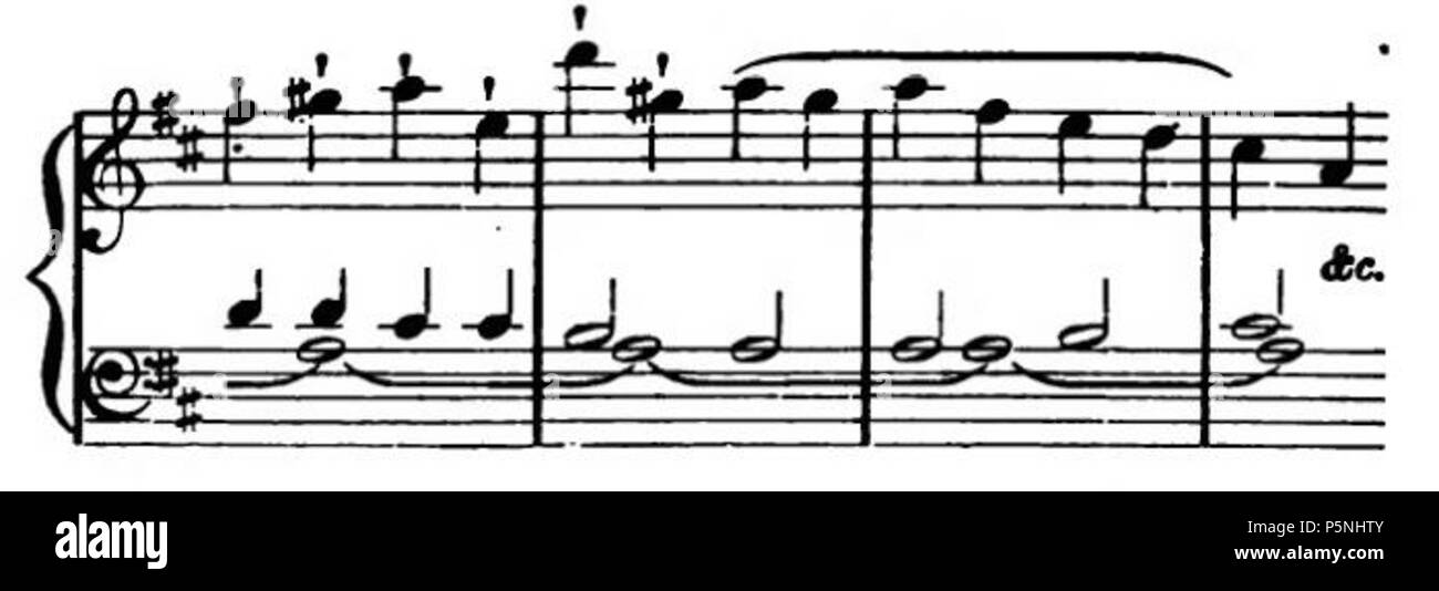 181 La Nona di Beethoven Symphony (Grove) 38A Foto Stock