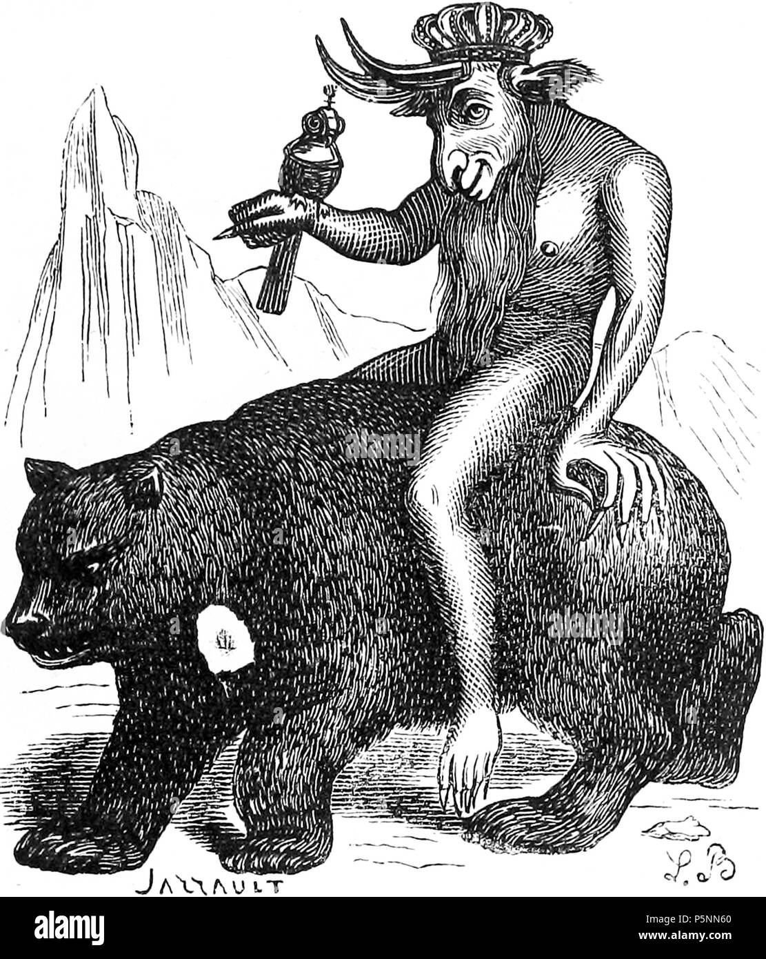 164 Balan (demone) Foto Stock