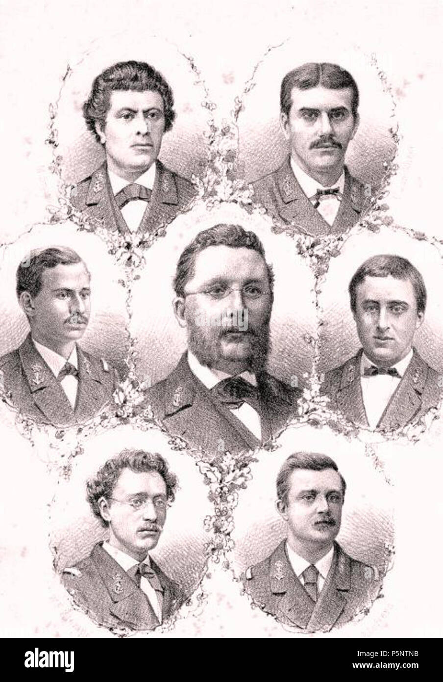 N/A. Bemanning van de sommatore . 1882. Sconosciuto 185 Bemanning sommatore-2 Foto Stock