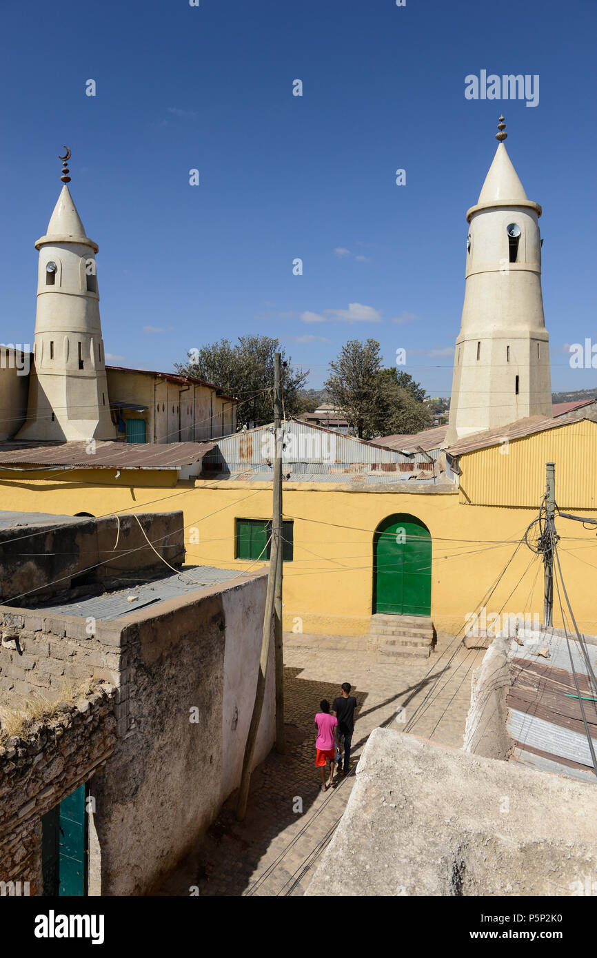 L' ETIOPIA Harar, città vecchia, la moschea / AETHIOPIEN, Harar, Altstadt, Moschee Foto Stock