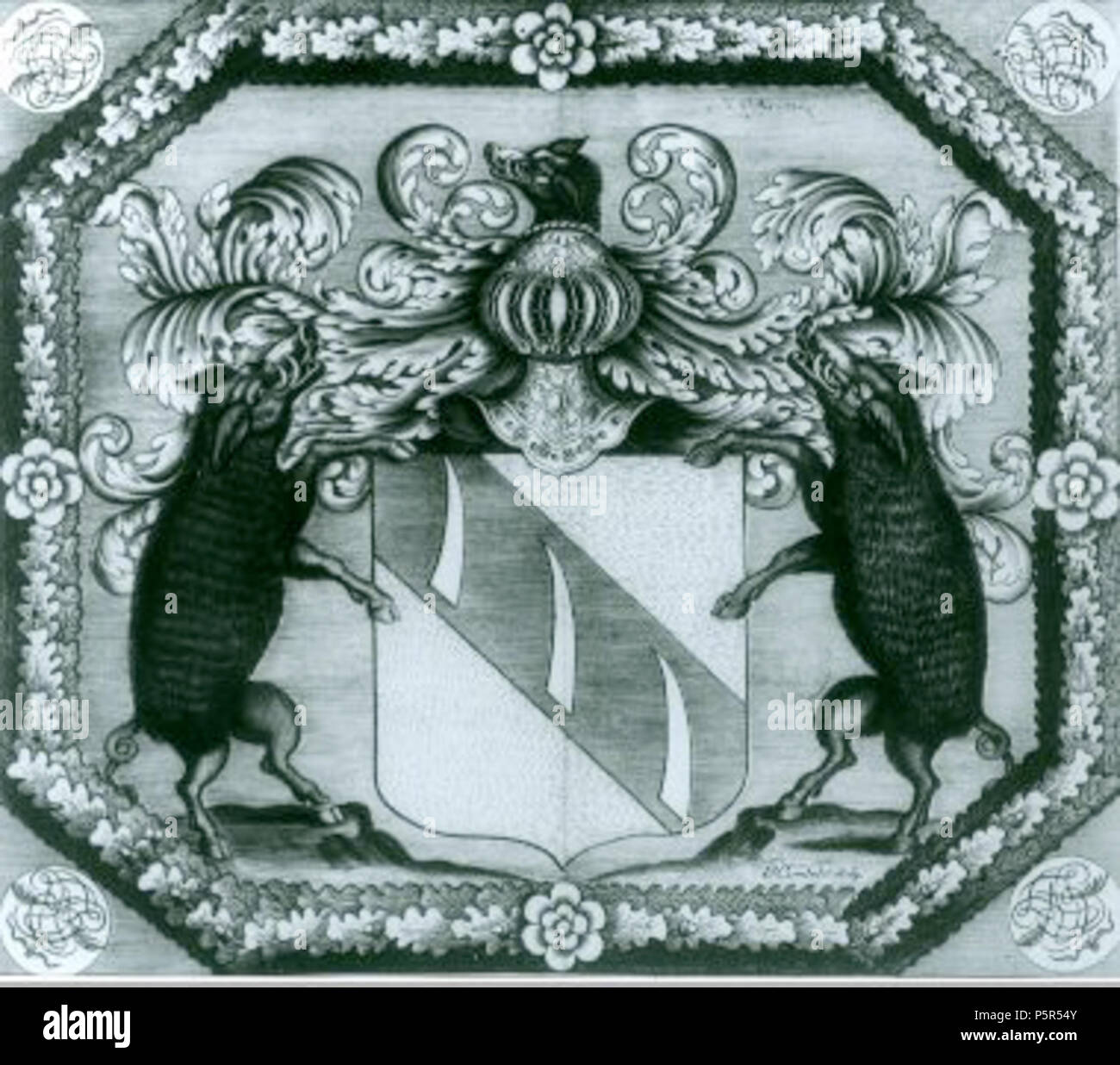 N/A. Français : Armoiries des Gaudart (rotocalco réalisée par Jean-Baptiste Humbelot en 1590 pour Jean Gaudart du Petit Marais, échevin) . 6 maggio 2013, 14:45:59. Il rotocalco de Jean-Baptiste Humbelot (1590) 209 Blason Gaudart Foto Stock