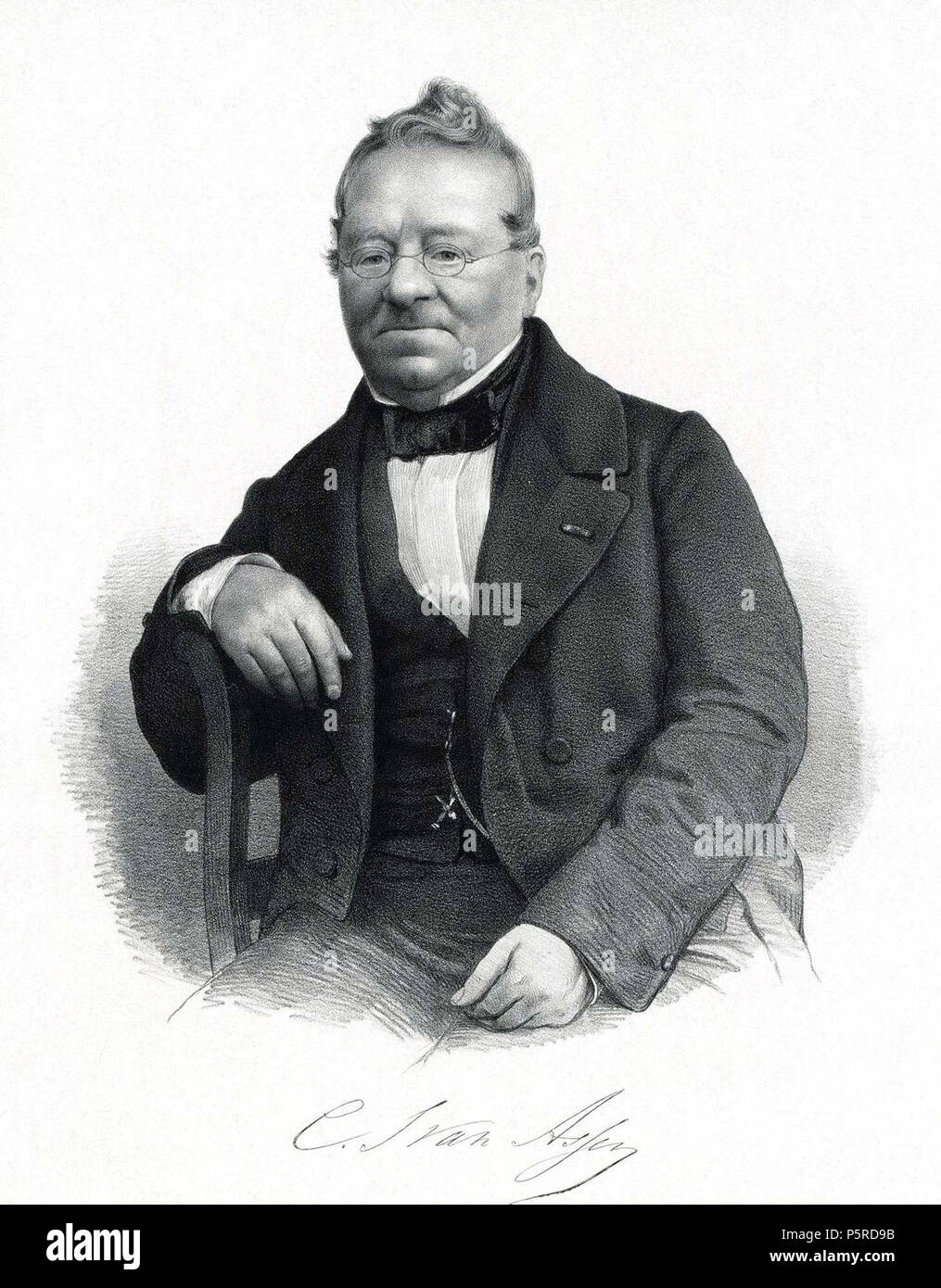 N/A. Inglese: Cornelis Jacobus van Assen (1788-1859) giurista olandese Deutsch: Cornelis Jacobus van Assen (1788-1859) niederländischer Rechtsgelehrter . Xix secolo. Johan Hendrik Hoffmeister (1823-1904) 261 C J van-Assen Foto Stock