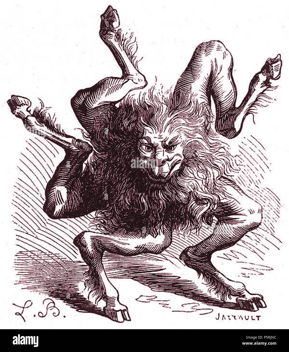 N/A. Inglese: Buer è un presidente dell inferno e un demone del secondo ordine che comandi 50 legioni. Español: Buer es onu presidente del infierno y demonio onu de segundo orden que manda 50 legiones. 1818. Jacques Collin de Plancy 248 Buer-blog Foto Stock