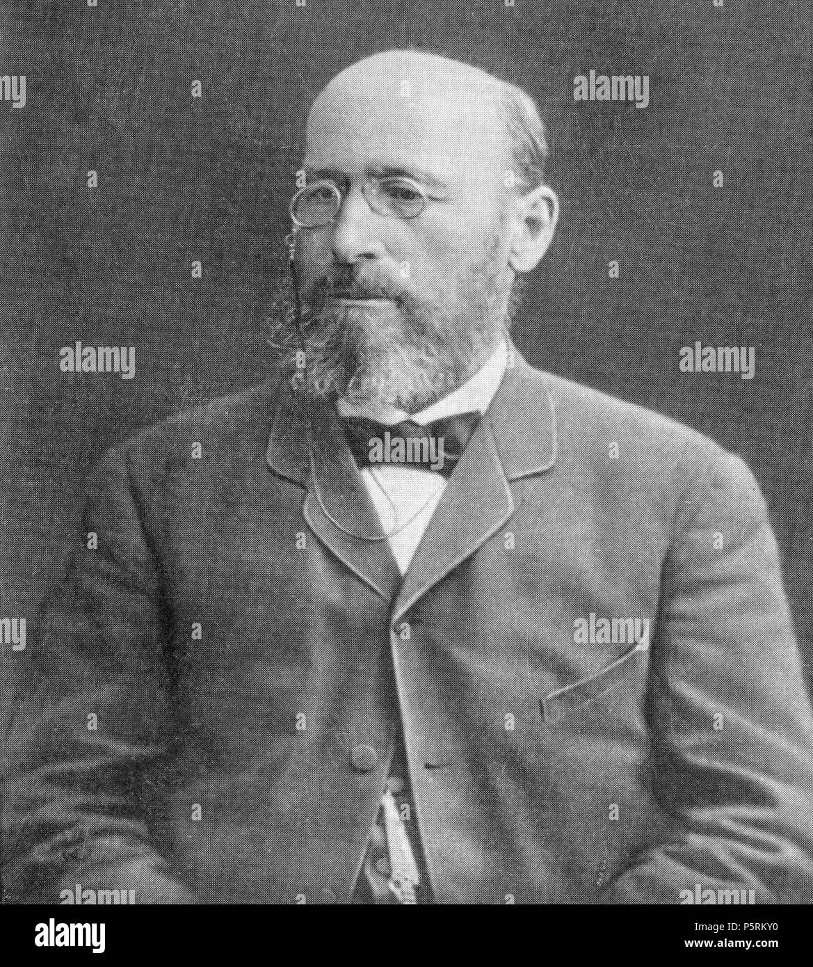 N/A. : , . . . Inglese: chimico russo, professore A. M. Butlerov. Dal 1880 fino al 1890. Sconosciuto 252 Butlerov1880 Foto Stock