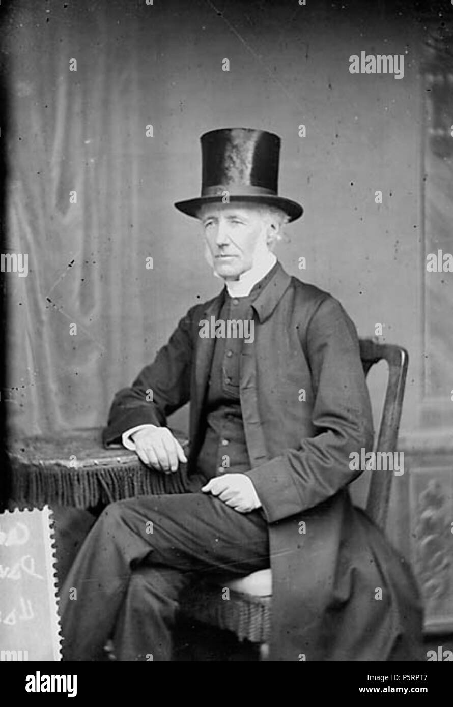 [Canon H Davies, Llanrwst] [GRAPHIC].. 1 negativi : vetro, collodio umido, b&W ; 11 x 16,5 cm. circa 1875. Thomas, Giovanni, 268 Canon H Davies, Llanrwst NLW3364158 Foto Stock