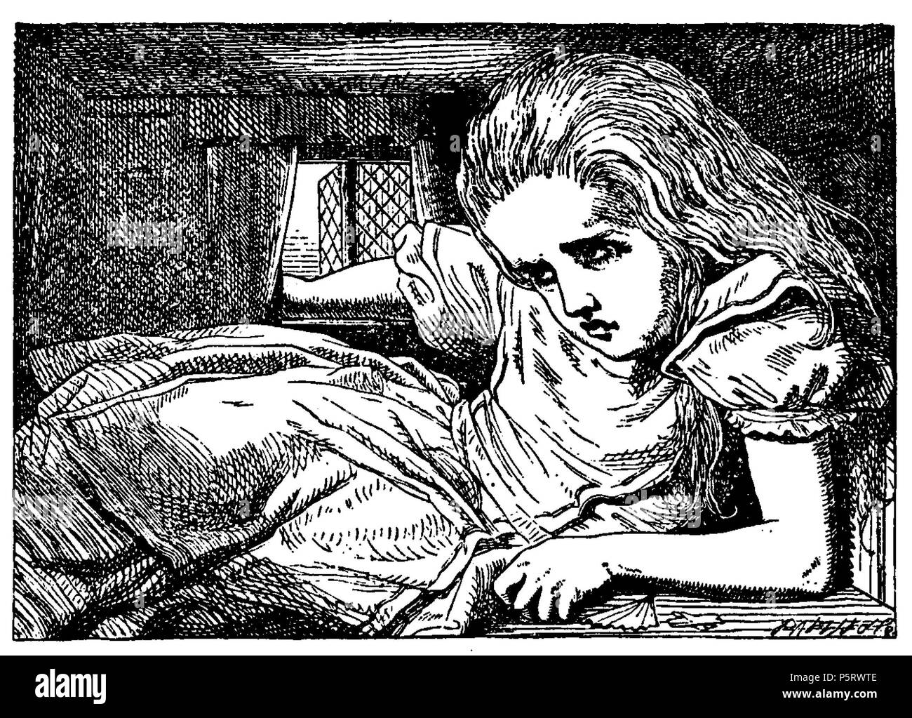 N/A. Di Alice Abenteuer im Wunderland Übersetzer: Antonie Zimmermann Titolo originale: Alice nel Paese delle Meraviglie Illustrationen: John Tenniel . 1869. Lewis Carroll (1832-1898) nomi alternativi Charles Lutwidge Dodgson Descrizione British-English scrittore, matematico e fotografo Data di nascita e morte 27 Gennaio 1832 14 gennaio 1898 Luogo di nascita e morte Daresbury, Cheshire, Inghilterra Guildford, Surrey, Inghilterra periodo di lavoro 1854 al 1898 sede di lavoro Inghilterra competente controllo : Q38082 VIAF:66462036 ISNI:0000 0001 2137 136X ULAN:500027372 LCCN:N79056546 NLA:35039311 WorldCa Foto Stock