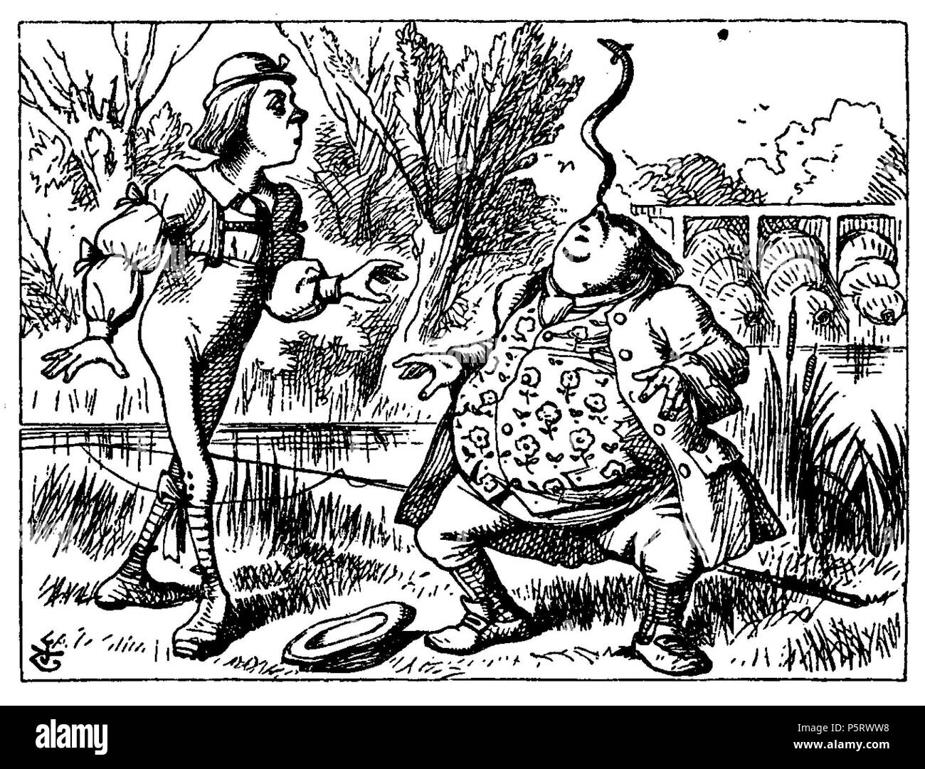 N/A. Di Alice Abenteuer im Wunderland Übersetzer: Antonie Zimmermann Titolo originale: Alice nel Paese delle Meraviglie Illustrationen: John Tenniel . 1869. Lewis Carroll (1832-1898) nomi alternativi Charles Lutwidge Dodgson Descrizione British-English scrittore, matematico e fotografo Data di nascita e morte 27 Gennaio 1832 14 gennaio 1898 Luogo di nascita e morte Daresbury, Cheshire, Inghilterra Guildford, Surrey, Inghilterra periodo di lavoro 1854 al 1898 sede di lavoro Inghilterra competente controllo : Q38082 VIAF:66462036 ISNI:0000 0001 2137 136X ULAN:500027372 LCCN:N79056546 NLA:35039311 WorldCa Foto Stock
