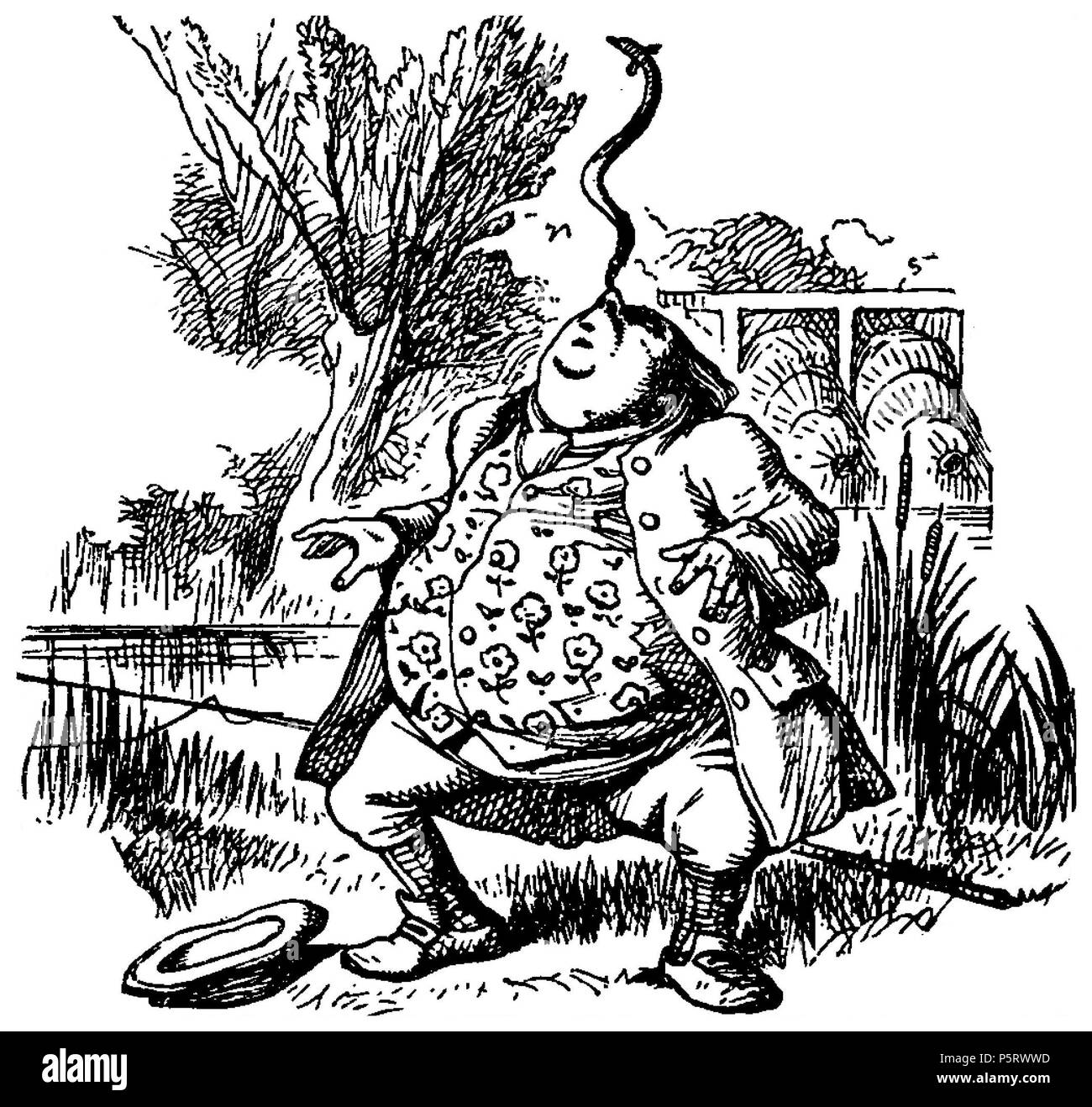 417 De Alice Abenteuer im Wunderland Carroll pic 19 modificato Foto Stock