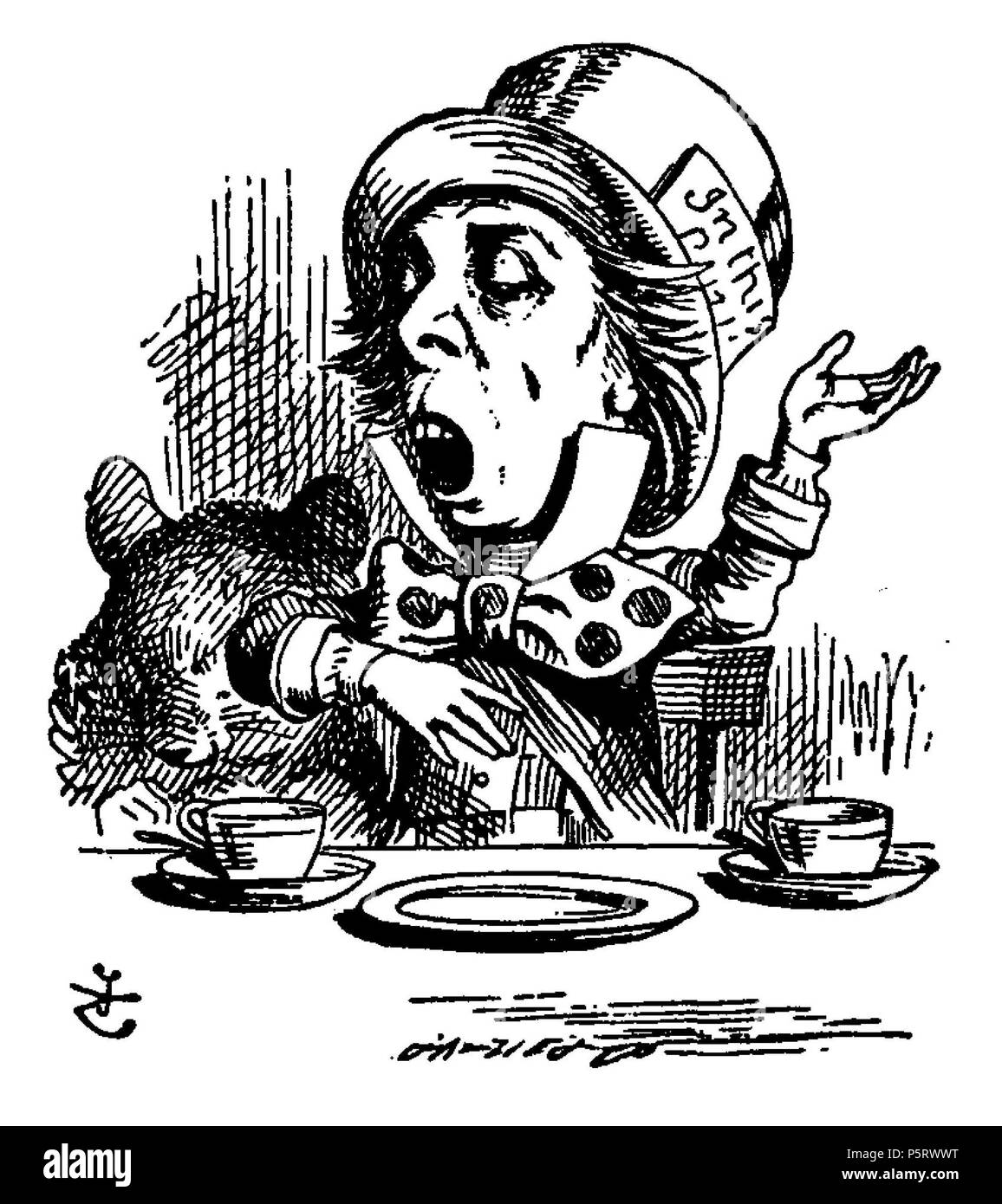 N/A. Di Alice Abenteuer im Wunderland Übersetzer: Antonie Zimmermann Titolo originale: Alice nel Paese delle Meraviglie Illustrationen: John Tenniel . 1869. Lewis Carroll (1832-1898) nomi alternativi Charles Lutwidge Dodgson Descrizione British-English scrittore, matematico e fotografo Data di nascita e morte 27 Gennaio 1832 14 gennaio 1898 Luogo di nascita e morte Daresbury, Cheshire, Inghilterra Guildford, Surrey, Inghilterra periodo di lavoro 1854 al 1898 sede di lavoro Inghilterra competente controllo : Q38082 VIAF:66462036 ISNI:0000 0001 2137 136X ULAN:500027372 LCCN:N79056546 NLA:35039311 WorldCa Foto Stock
