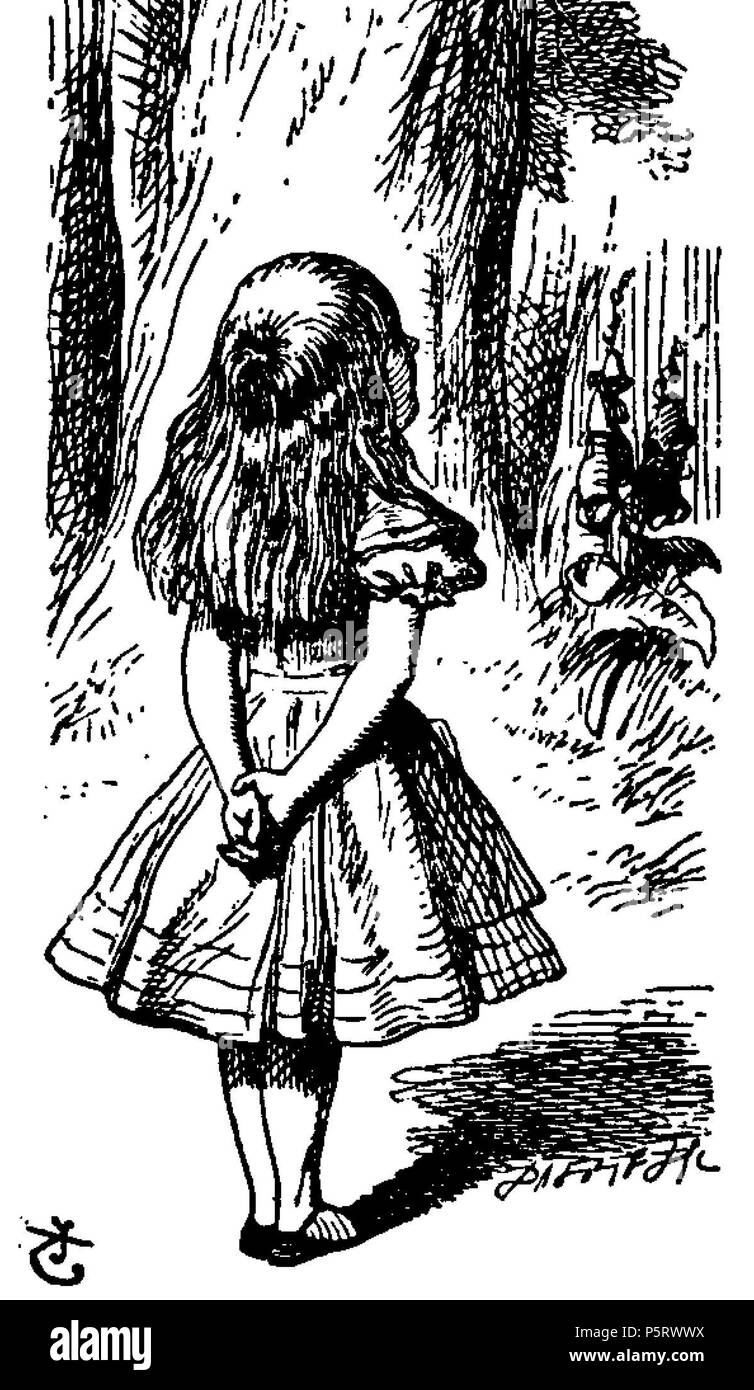 417 De Alice Abenteuer im Wunderland Carroll pic 23 modificato 2 di 2 Foto Stock