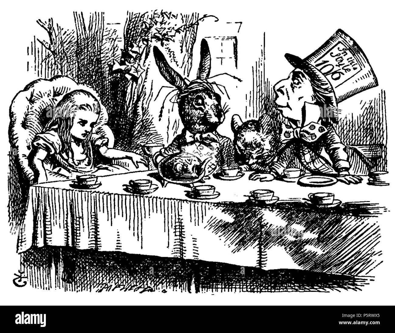 N/A. Di Alice Abenteuer im Wunderland Übersetzer: Antonie Zimmermann Titolo originale: Alice nel Paese delle Meraviglie Illustrationen: John Tenniel . 1869. John Tenniel (1820-1914) nomi alternativi di Sir John Tenniel; Sir Tenniel Descrizione British pittore illustratore Data di nascita e morte 28 Febbraio 1820 25 febbraio 1914 Luogo di nascita e morte Londra London Authority control : Q457881 VIAF:44305940 ISNI:0000 0001 2130 2807 ULAN:500006194 LCCN:N79058883 NLA:35543474 WorldCat 417 De Alice Abenteuer im Wunderland Carroll pic 25 Foto Stock