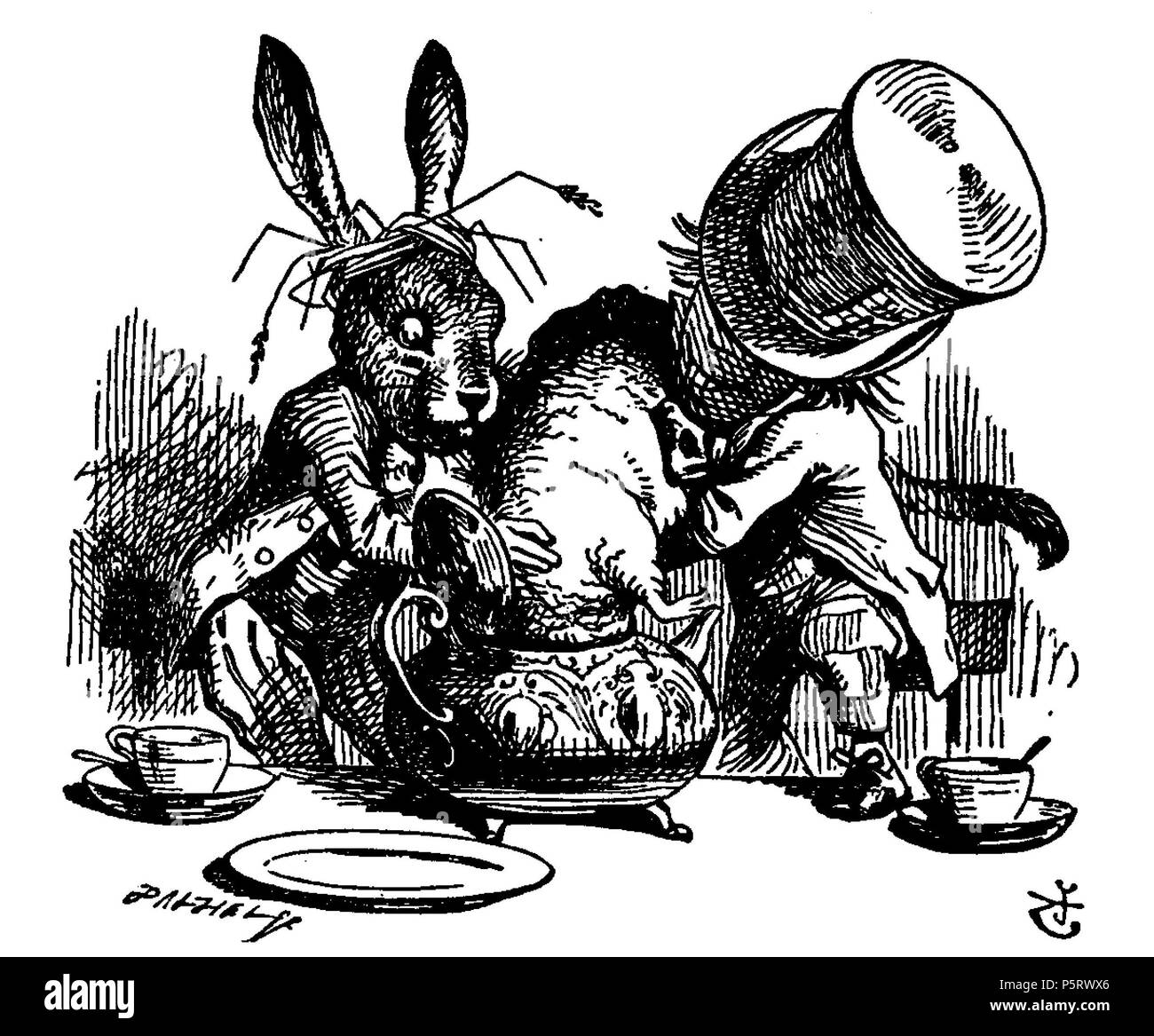 N/A. Di Alice Abenteuer im Wunderland Übersetzer: Antonie Zimmermann Titolo originale: Alice nel Paese delle Meraviglie Illustrationen: John Tenniel . 1869. Lewis Carroll (1832-1898) nomi alternativi Charles Lutwidge Dodgson Descrizione British-English scrittore, matematico e fotografo Data di nascita e morte 27 Gennaio 1832 14 gennaio 1898 Luogo di nascita e morte Daresbury, Cheshire, Inghilterra Guildford, Surrey, Inghilterra periodo di lavoro 1854 al 1898 sede di lavoro Inghilterra competente controllo : Q38082 VIAF:66462036 ISNI:0000 0001 2137 136X ULAN:500027372 LCCN:N79056546 NLA:35039311 WorldCa Foto Stock
