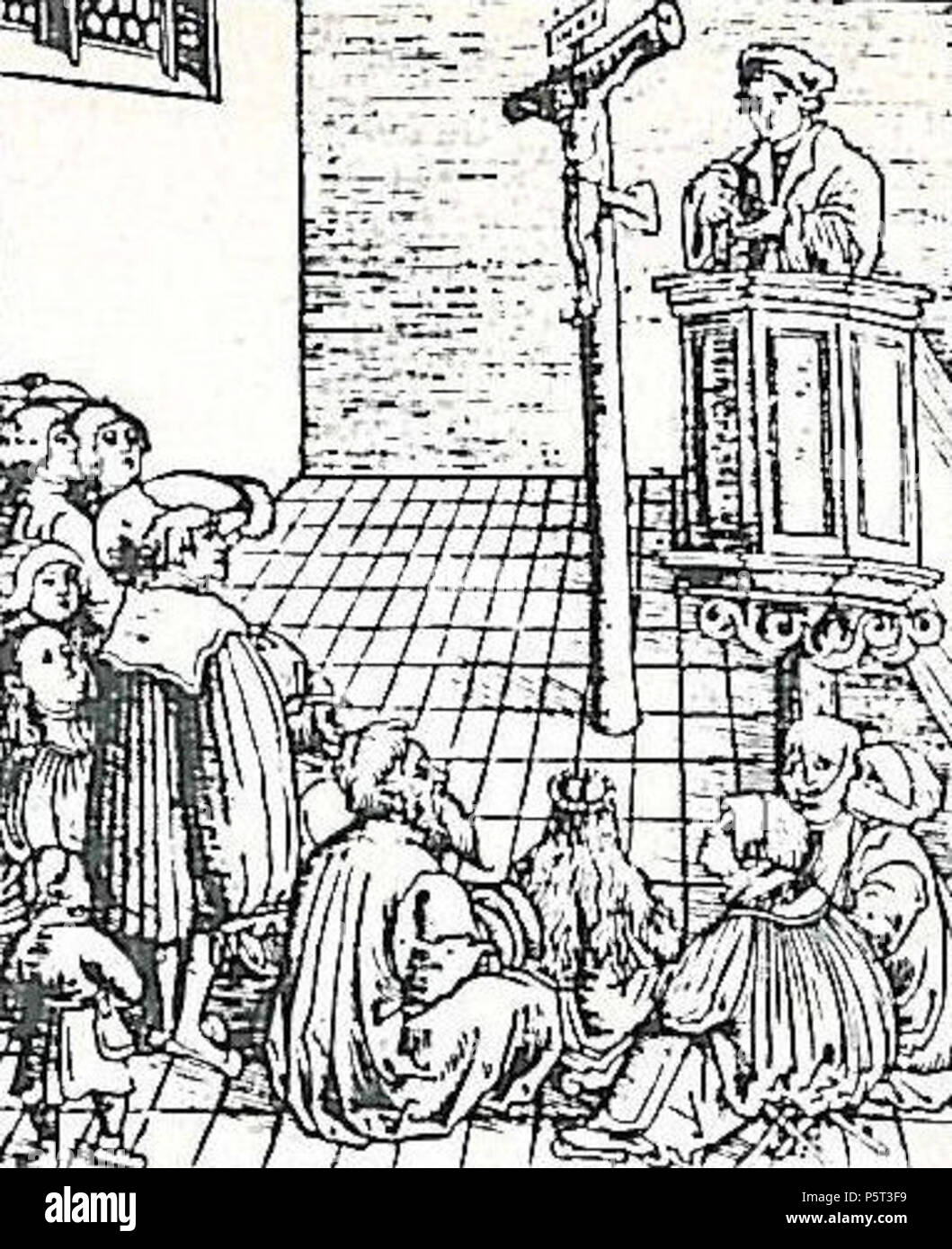 N/A. - Pittore e disegnatore e incisore e pittore di corte N/A 415 Das Vaterunser 2 (Lucas Cranach d A) Foto Stock