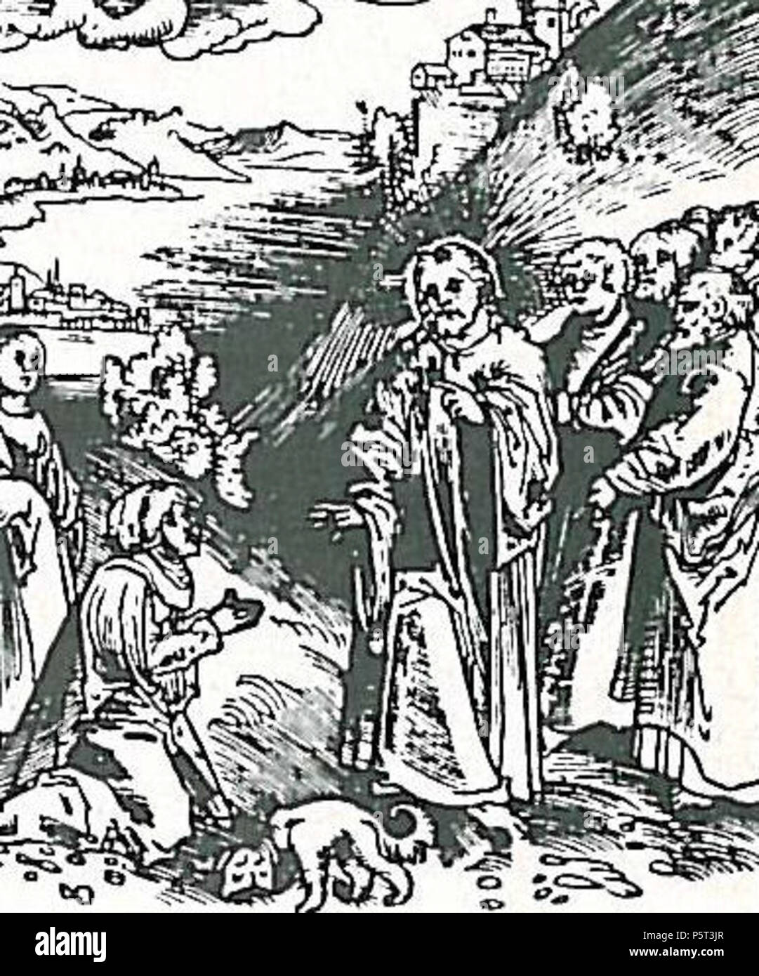 N/A. - Pittore e disegnatore e incisore e pittore di corte N/A 415 Das Vaterunser 8 (Lucas Cranach d A) Foto Stock