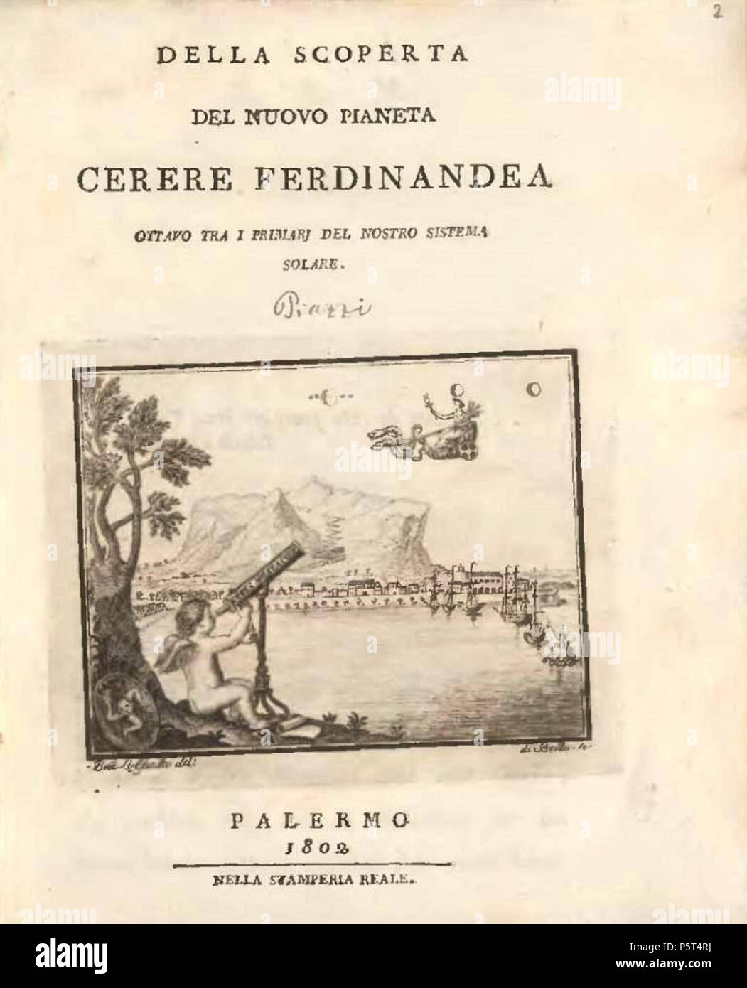 286 Ceres. El Primer Asteroide Descubierto Foto Stock