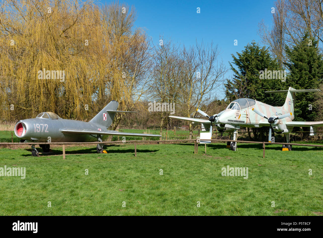 Norfolk e Suffolk Aviation Museum, Flixton, Suffolk. Foto Stock