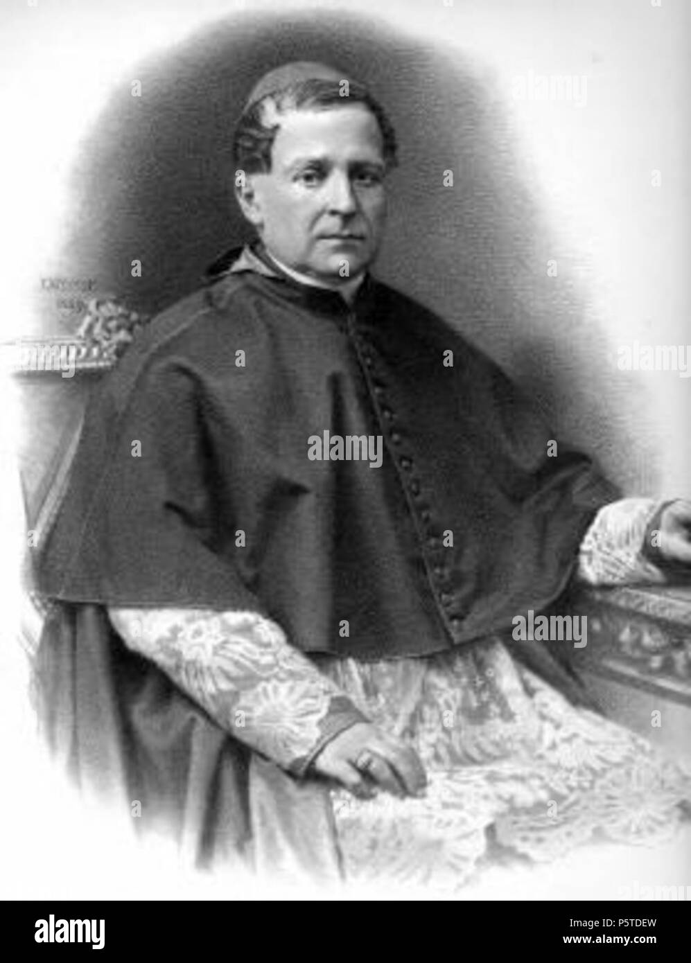 N/A. Deutsch: Kardinal Carlo Sacconi, Apostolischer Nuntius in München. 1860. zeitgenössischer Fotograf 275 Carlo Sacconi Foto Stock