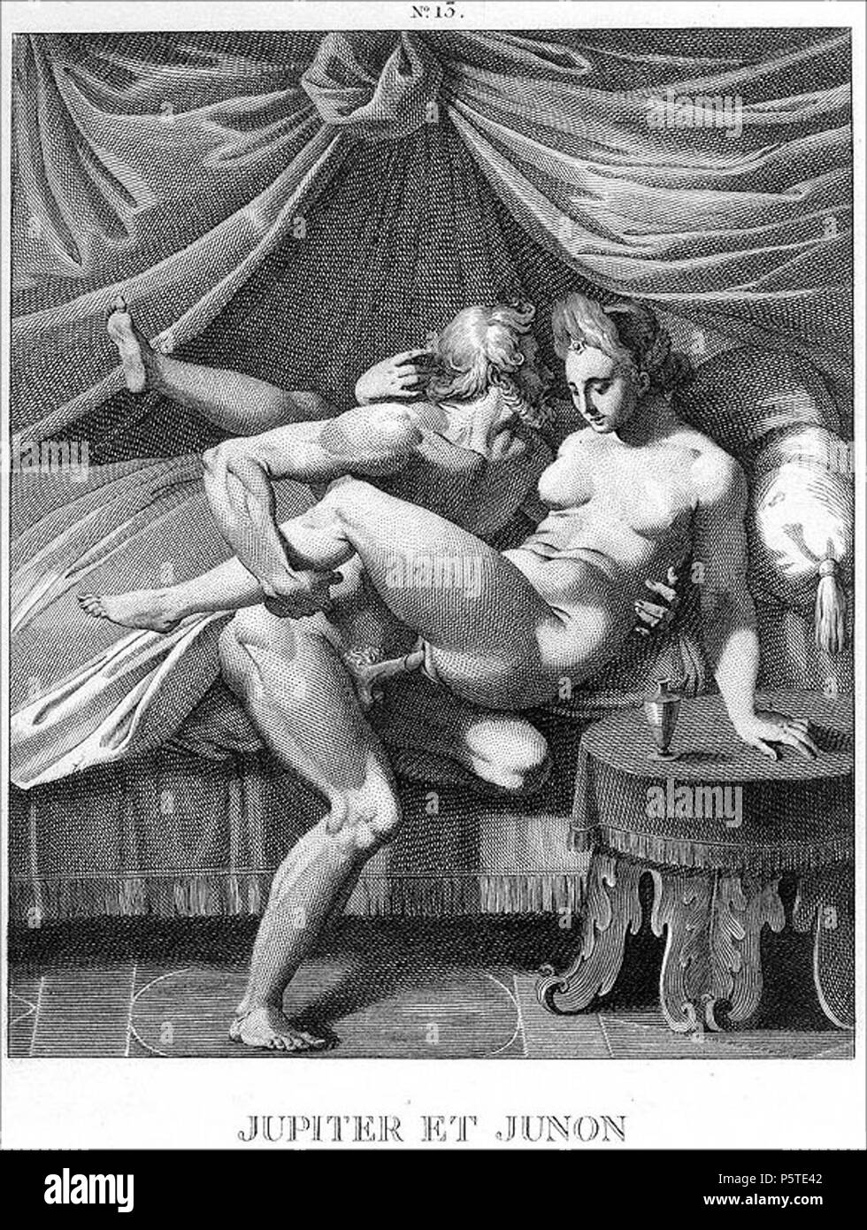 N/A. Pittore italiano, incisore e disegnatore N/A 277 Carracci Giove et Junoncrop Foto Stock