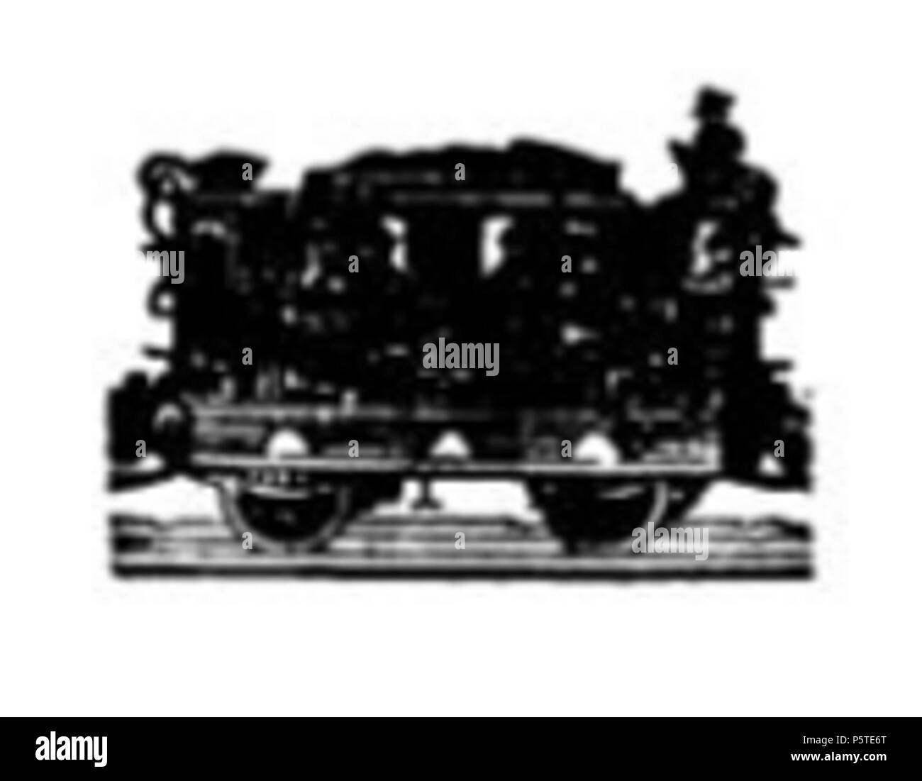 N/A. Italiano: Immagine in documenti principali relativi alla strada ferrata dell'Italia Centrale . 01-05-1851. 5 I GOVERNI 277 Carrozza x Documenti ufficiali Foto Stock