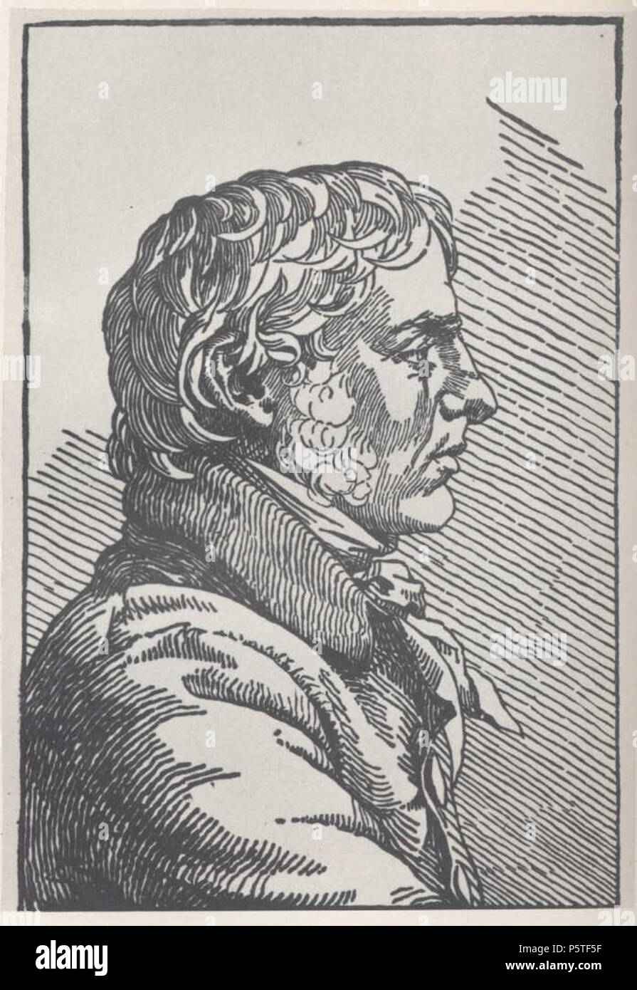 N/A. Deutsch: Selbstbildnis C.D.Friedrich 1803. In Holz geschnitten von dessen Bruder cristiano. 1803. Caspar David Friedrich (1774-1840) nomi alternativi tedesco: Caspar David Friedrich Descrizione pittore tedesco, disegnatore e incisore Data di nascita e morte 5 Settembre 1774 7 maggio 1840 Luogo di nascita e morte Greifswald Dresda periodo di lavoro romanticismo posizione di lavoro Berlino, Greifswald, Rügen, Dresda (1798) Autorità di controllo : Q104884 VIAF:12145857793223021180 ISNI:0000 0001 0855 1681 ULAN:500116242 LCCN:N79059754 NLA:35104582 WorldCat 280 CasparDavidFriedrich1803Basilea Foto Stock