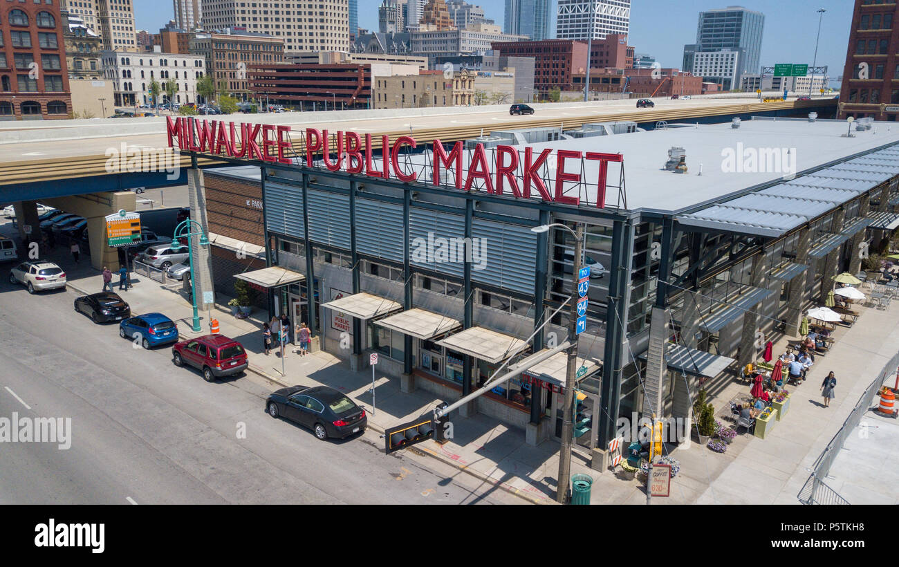 Milwaukee Public Market, Milwaukee, Wisconsin, STATI UNITI D'AMERICA Foto Stock