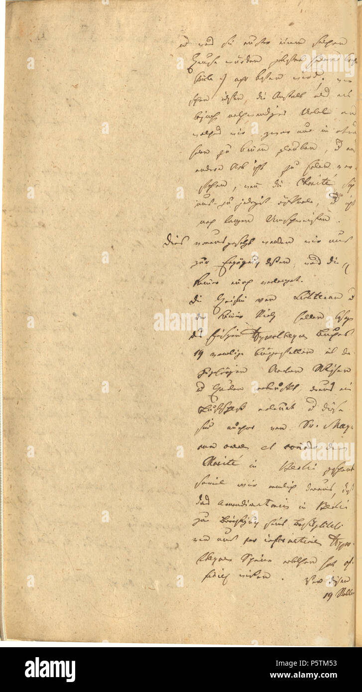 N/A. Deutsch: Die Akte spiegelt den Prozess bis zur Einrichtung des Armenhauses a Charlottenburg . tra 1798 e 1820. Magistrat der Stadt Charlottenburg 330 Charlottenburg-Magistrat-Acta Armenhaus-1798-1820-020-2 Foto Stock