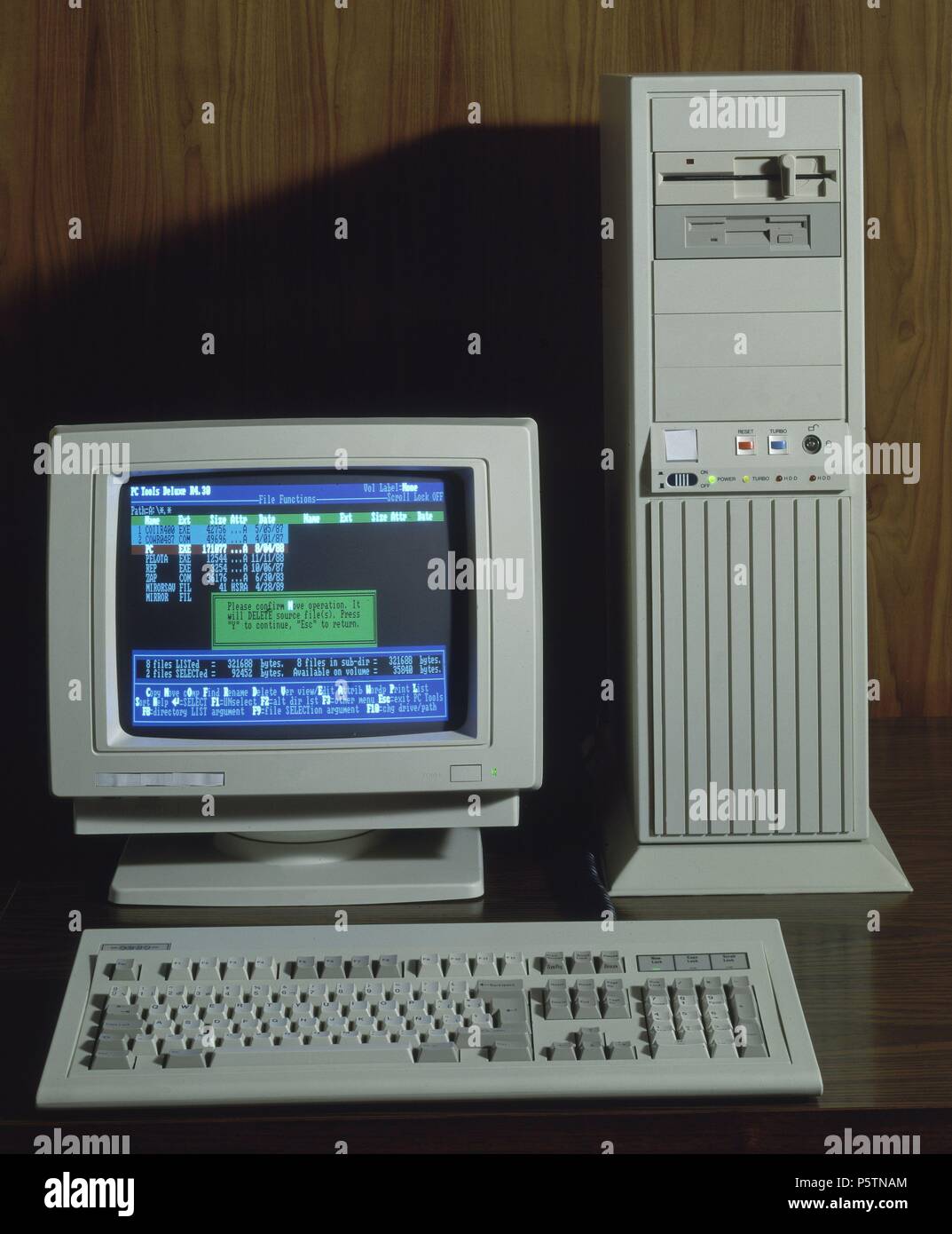 ORDENADOR PERSONAL. Foto Stock