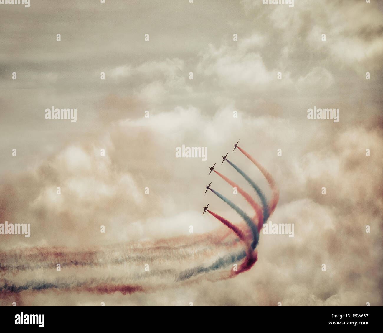 Gran Bretagna: La Royal Air Force Aerobatic Team Foto Stock