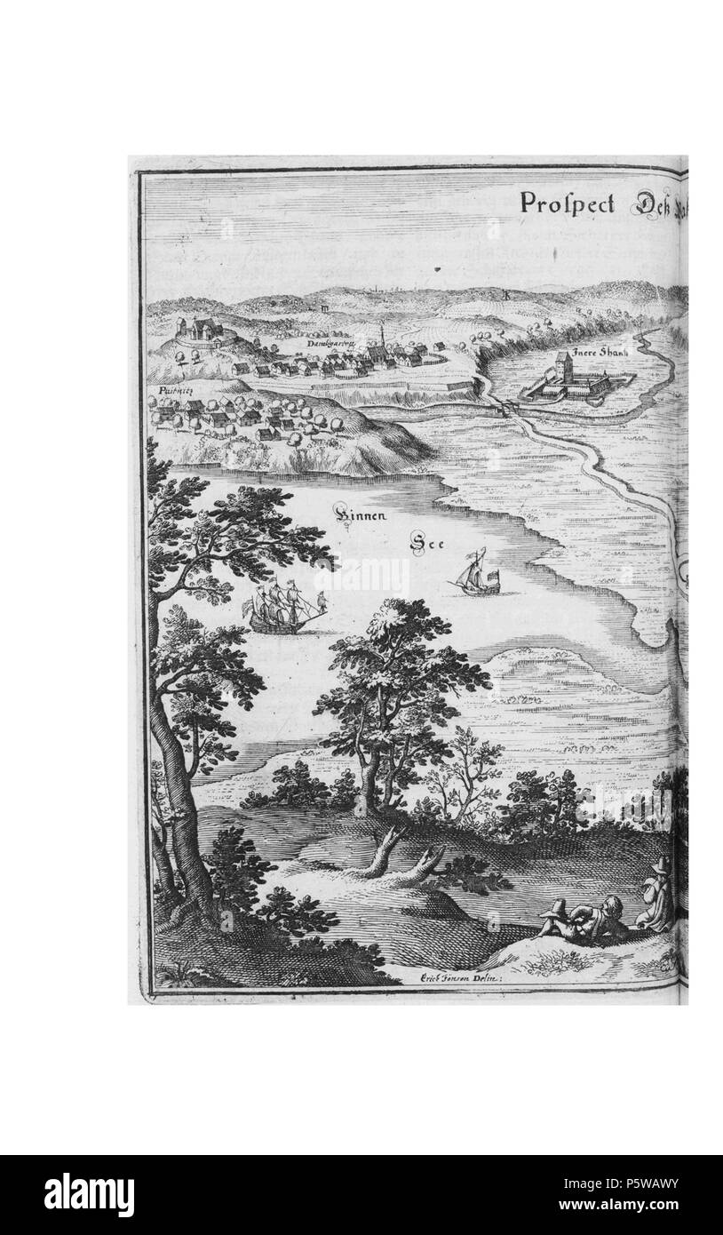 422 De Merian Electoratus Brandenburgici et Ducatus Pomeraniae 155 Foto Stock