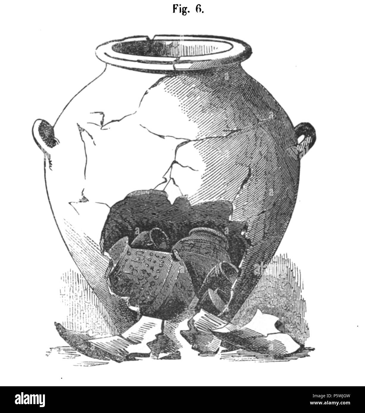 446 Di alcuni sepolcri della necropoli Felsinea fig 6 Foto Stock